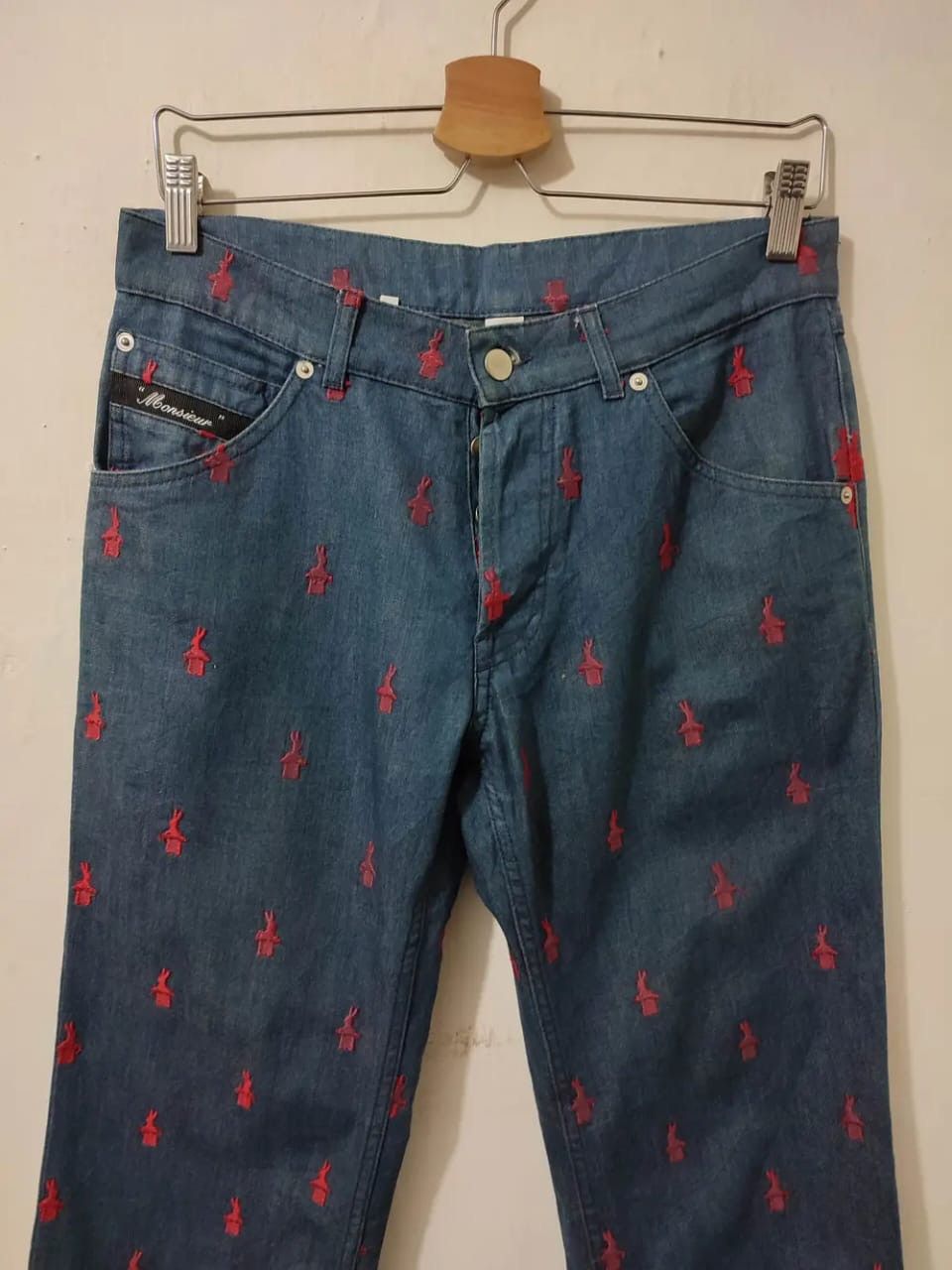 Viktor & Rolf Viktor & Rolf Full Embroidery Design Pants Made In Italy Size US 29 - 2 Thumbnail