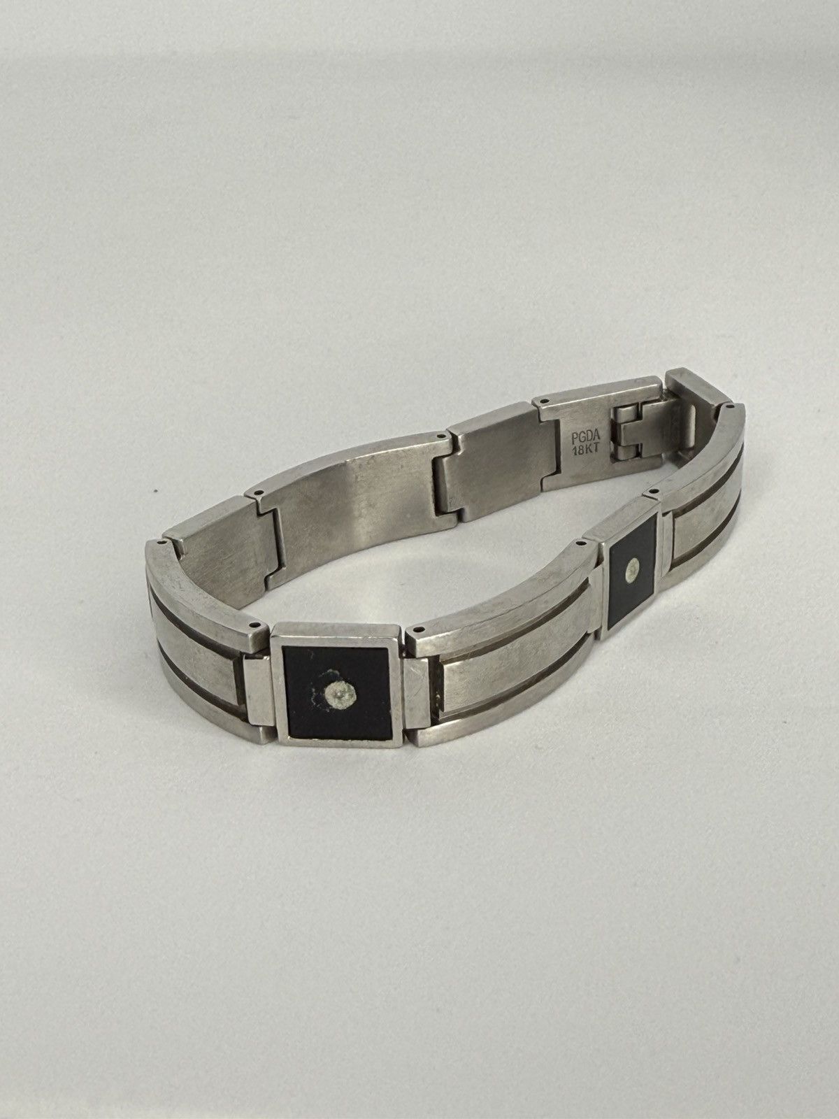 Vintage PGDA 18kt Stainless Steel Bracelet Size ONE SIZE - 3 Thumbnail