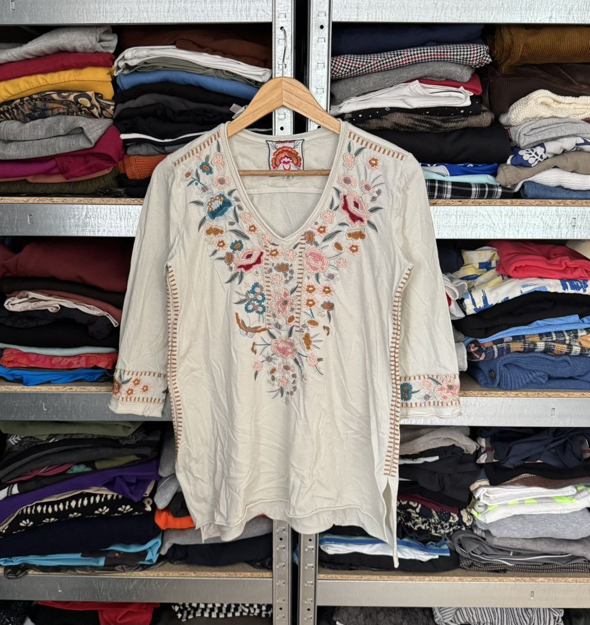 Johnny Was Johnny Was XS knitwear flowers shirt blouse pullover jumper Size XS / US 0-2 / IT 36-38 - 12 Thumbnail