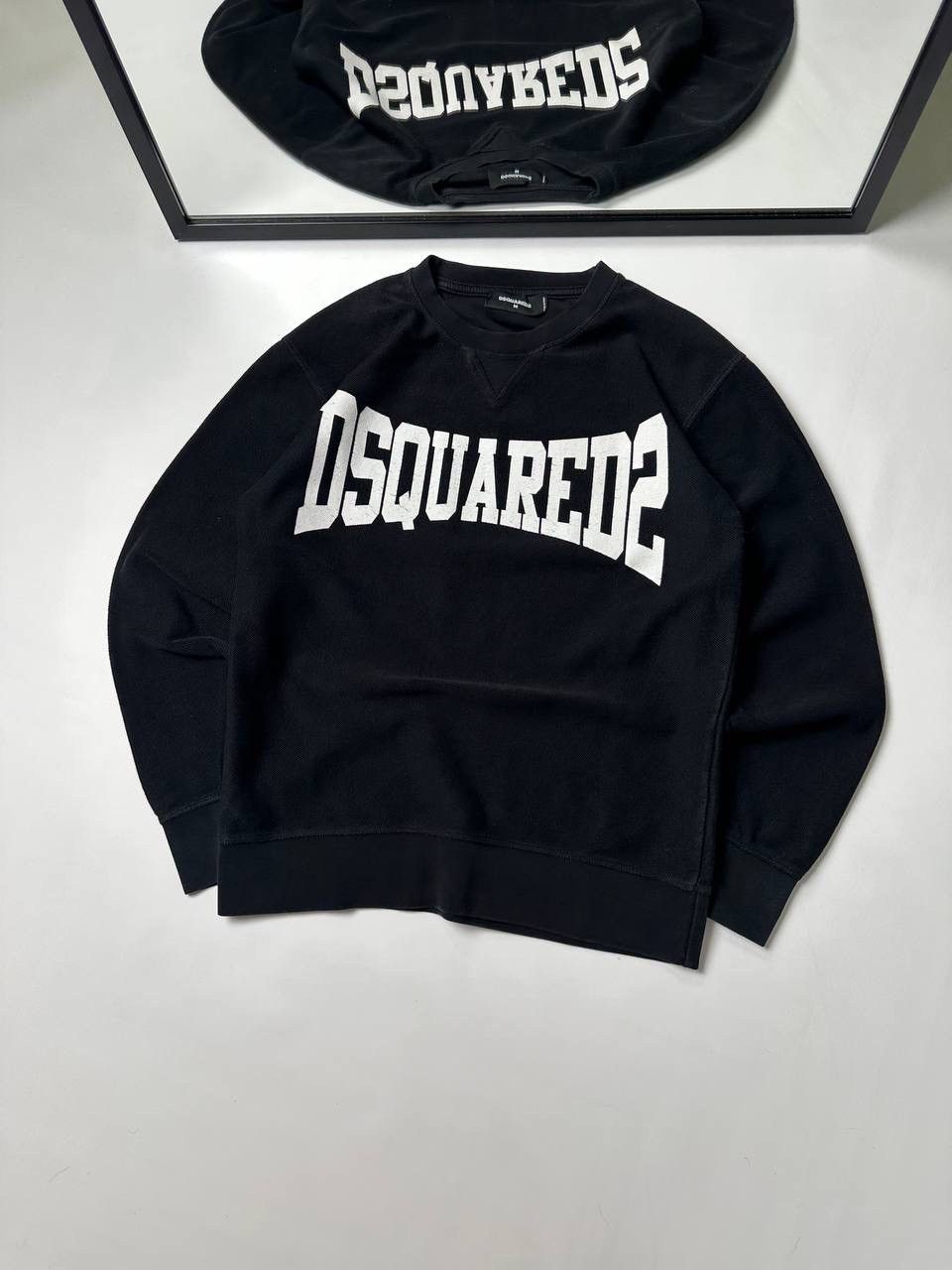 Dsquared2 Dsquared2 Mens Black Sweatshirt Gothic Vibe Skinny Size US M / EU 48-50 / 2 - 1 Thumbnail