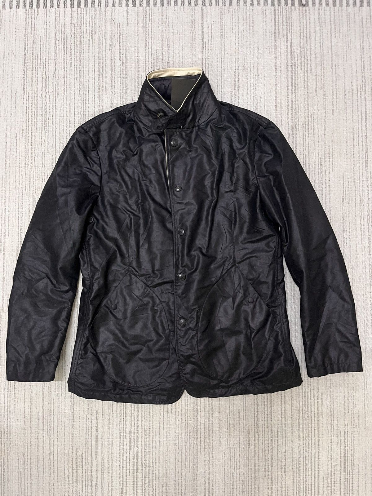 Emporio Armani × Giorgio Armani Lampo zip Giorgio armani leather jacket Size US L / EU 52-54 / 3 - 3 Thumbnail