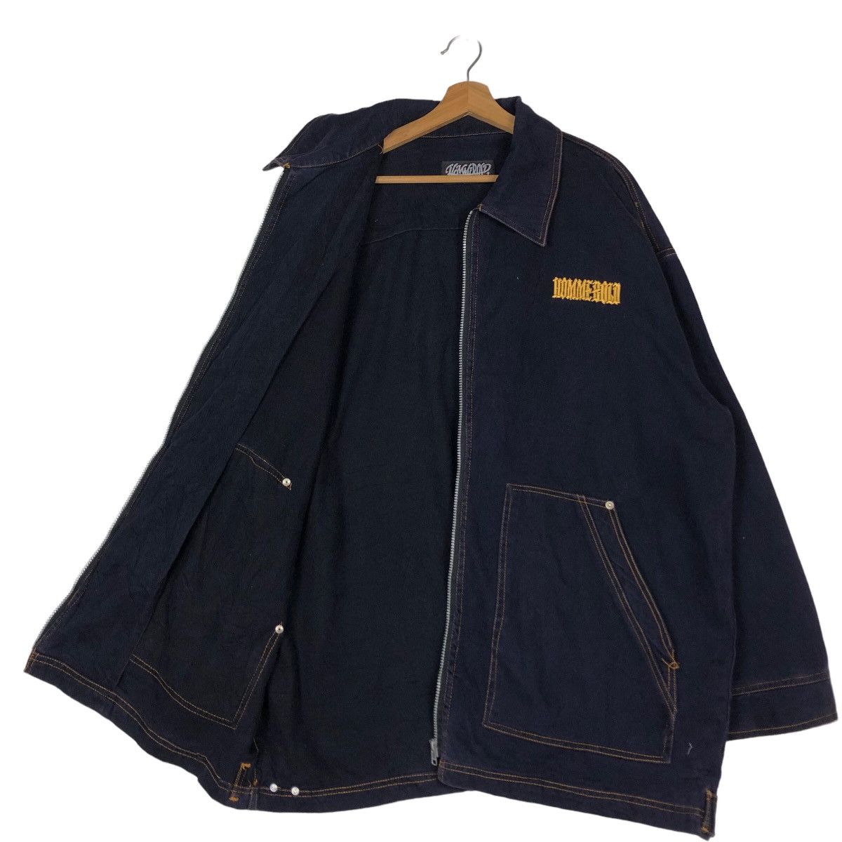 Hysteric Glamour 🔥Oversized Jacket Chore Homme Bold Japan Big Logo Size US L / EU 52-54 / 3 - 9 Thumbnail