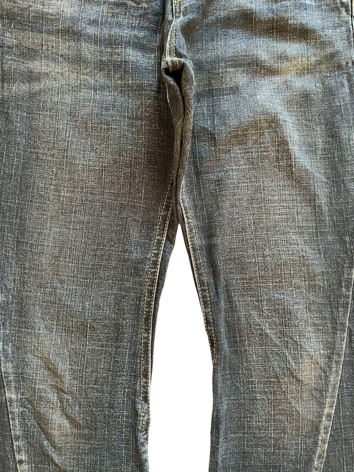 BCBGeneration × Bcbgmaxazria × Japanese Brand SALES🔥Vintage Japanese Buckle Back Spiral Leg Flare Jeans Size 30" / US 8 / IT 44 - 5 Thumbnail