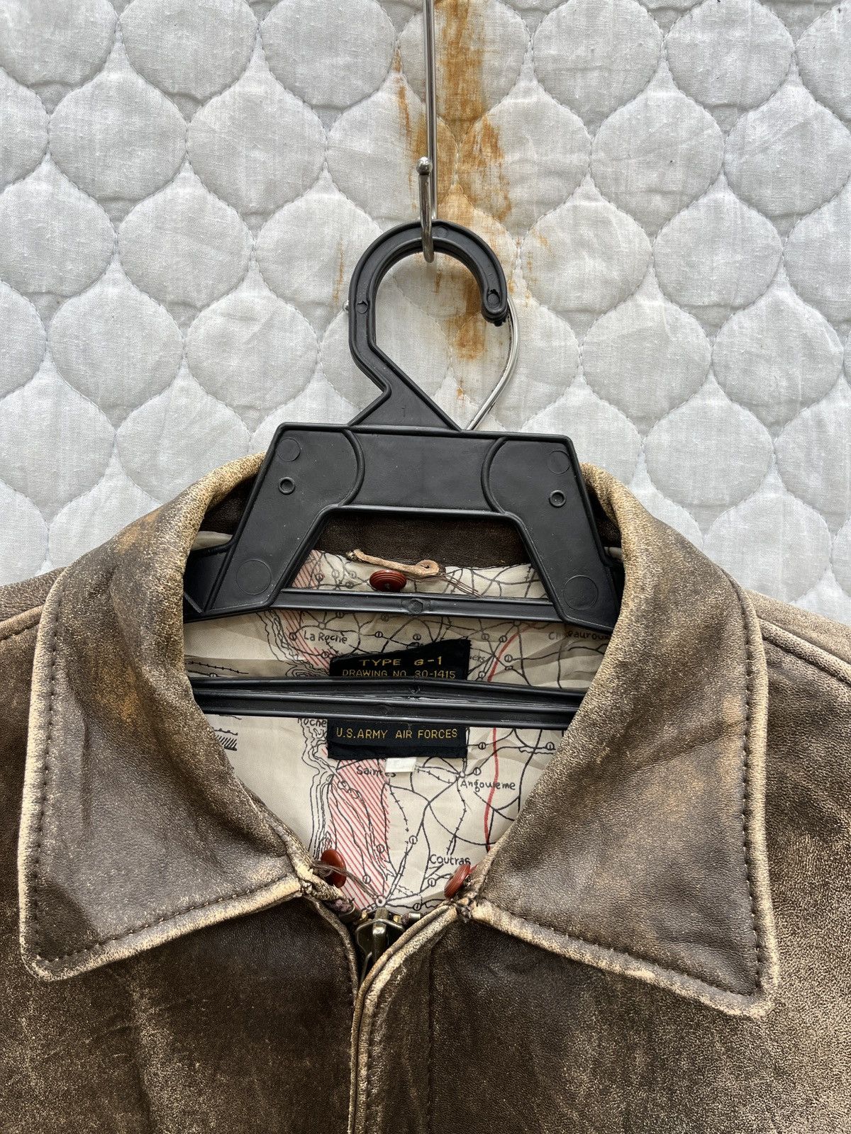 Avirex 🔥STEALS🔥 VTG AVIREX USAF TYPE G1 LEATHER JACKET Size US M / EU 48-50 / 2 - 5 Thumbnail