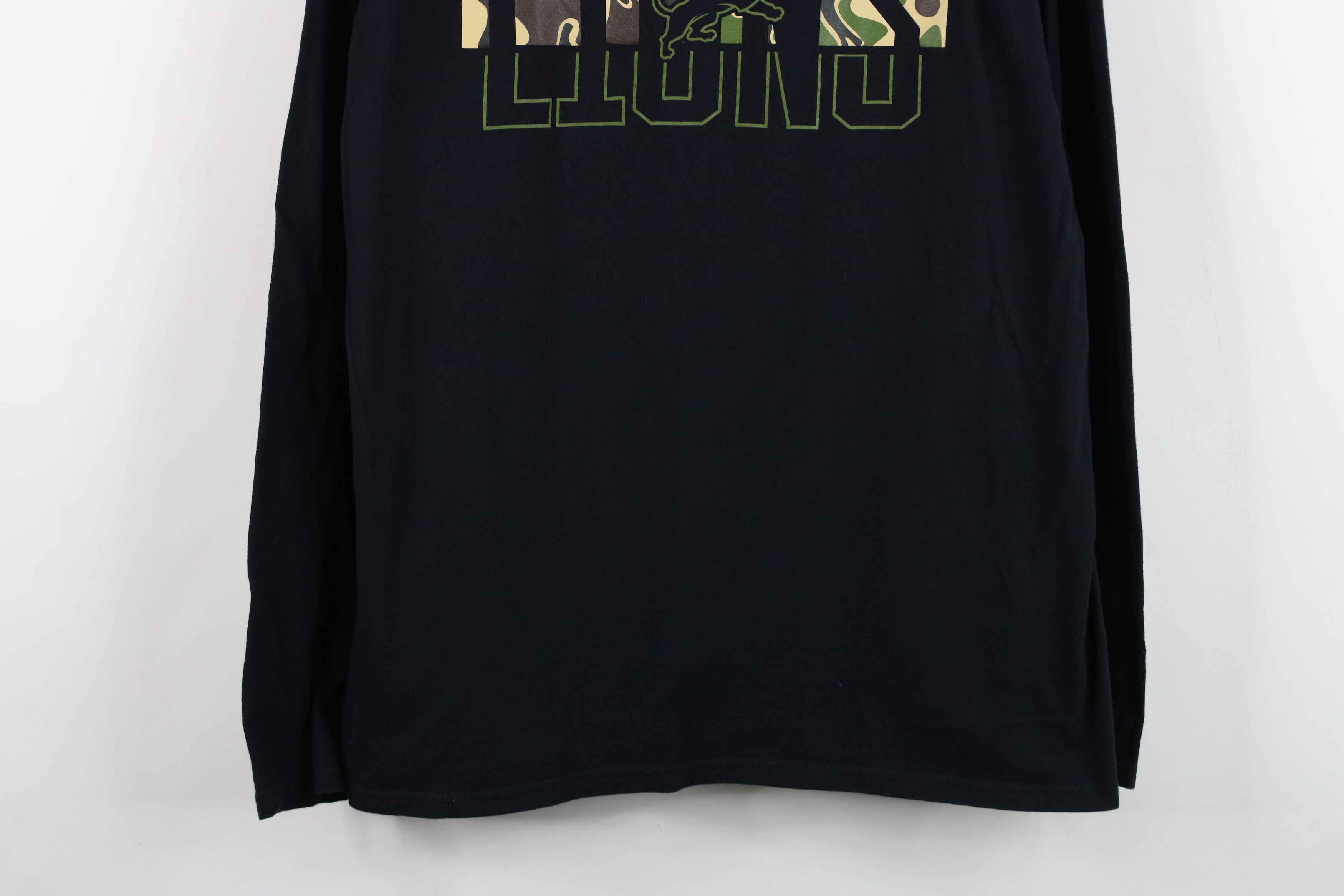 Vintage NFL Salute To Service Detroit Lions Football T-Shirt Black Size US L / EU 52-54 / 3 - 3 Thumbnail