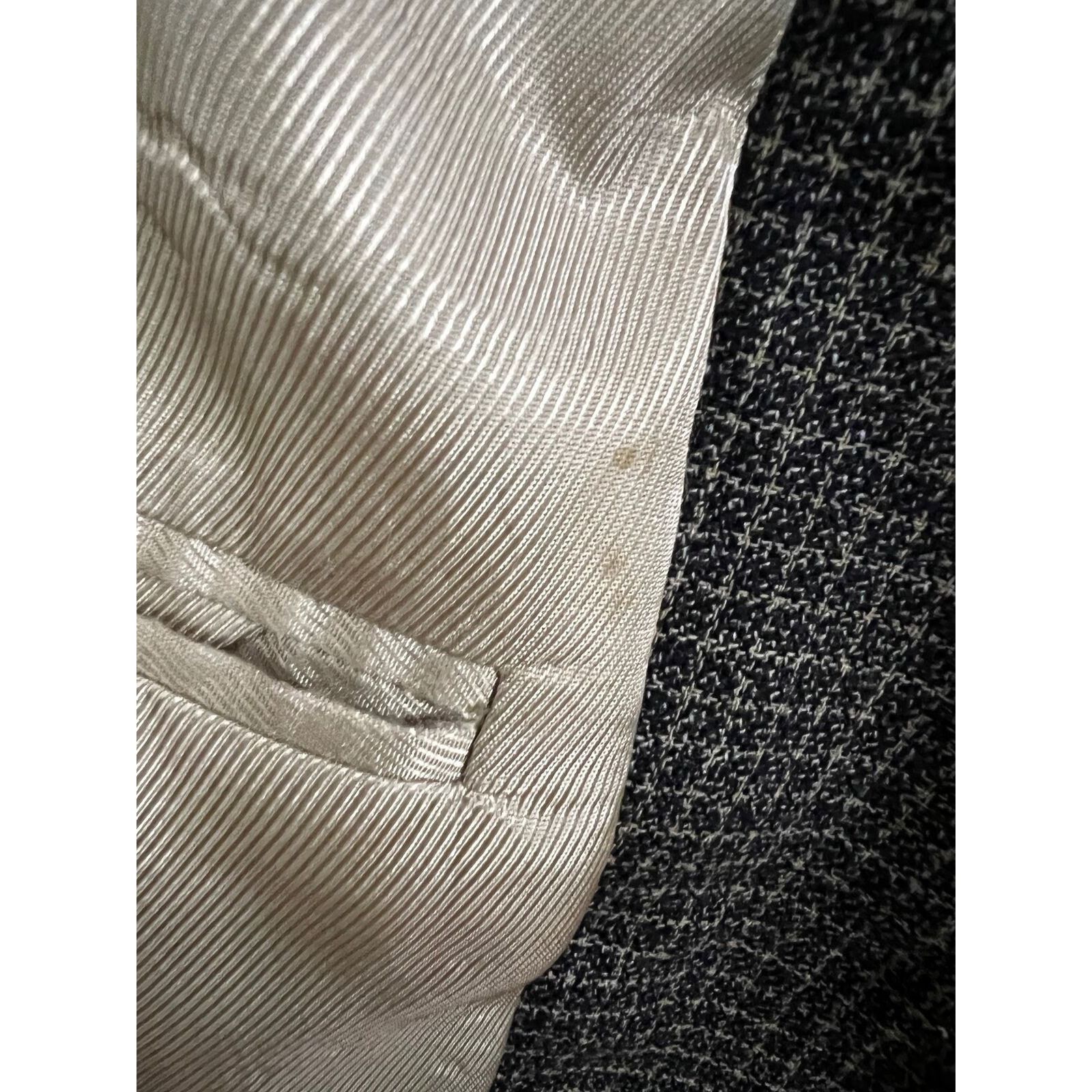 Oscar De La Renta Oscar De La Renta Menswear Tweed Print Blazer 3 Button 42L Size 42L - 7 Thumbnail