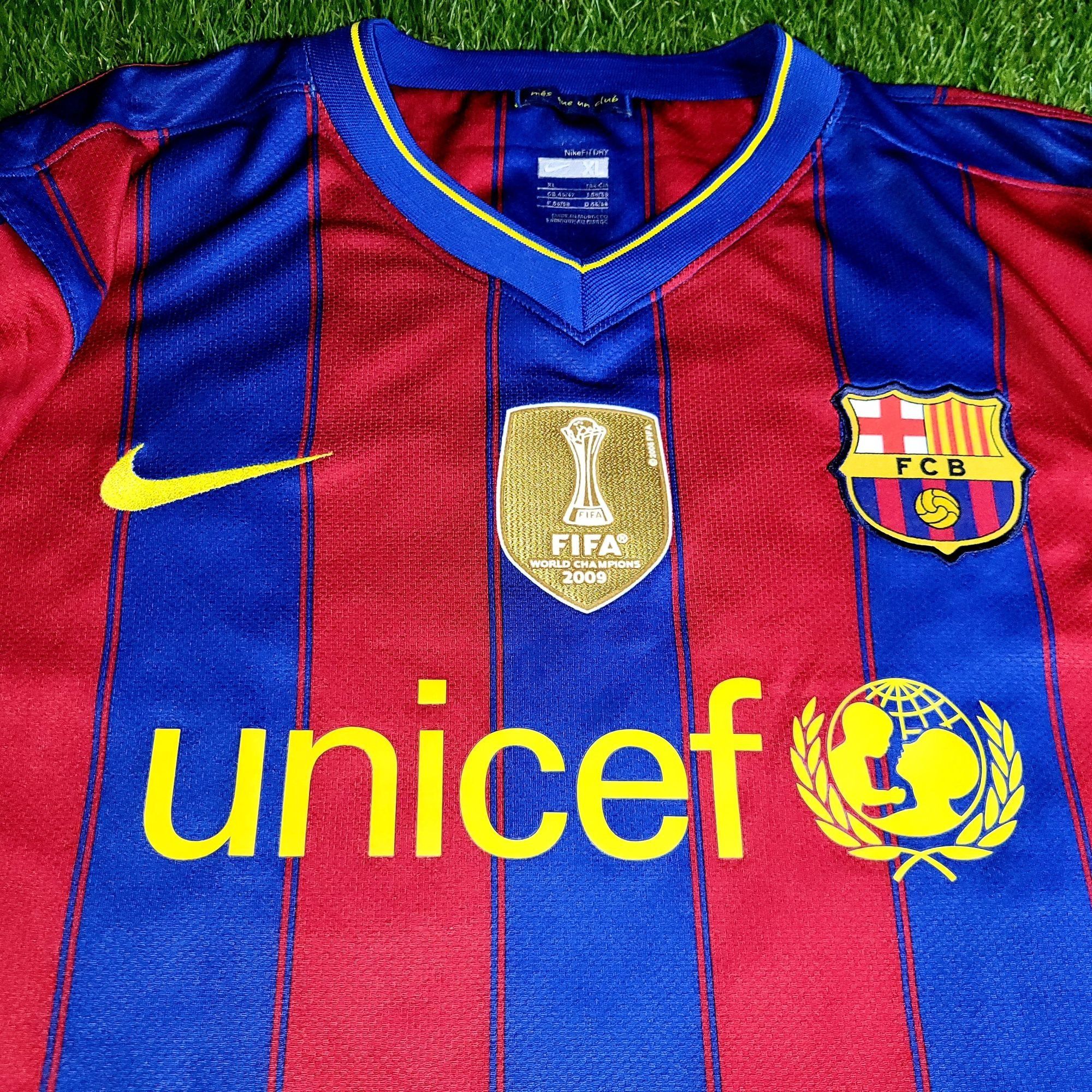 Nike Messi Barcelona 2009 2010 Soccer Jersey XL Size US XL / EU 56 / 4 - 4 Thumbnail