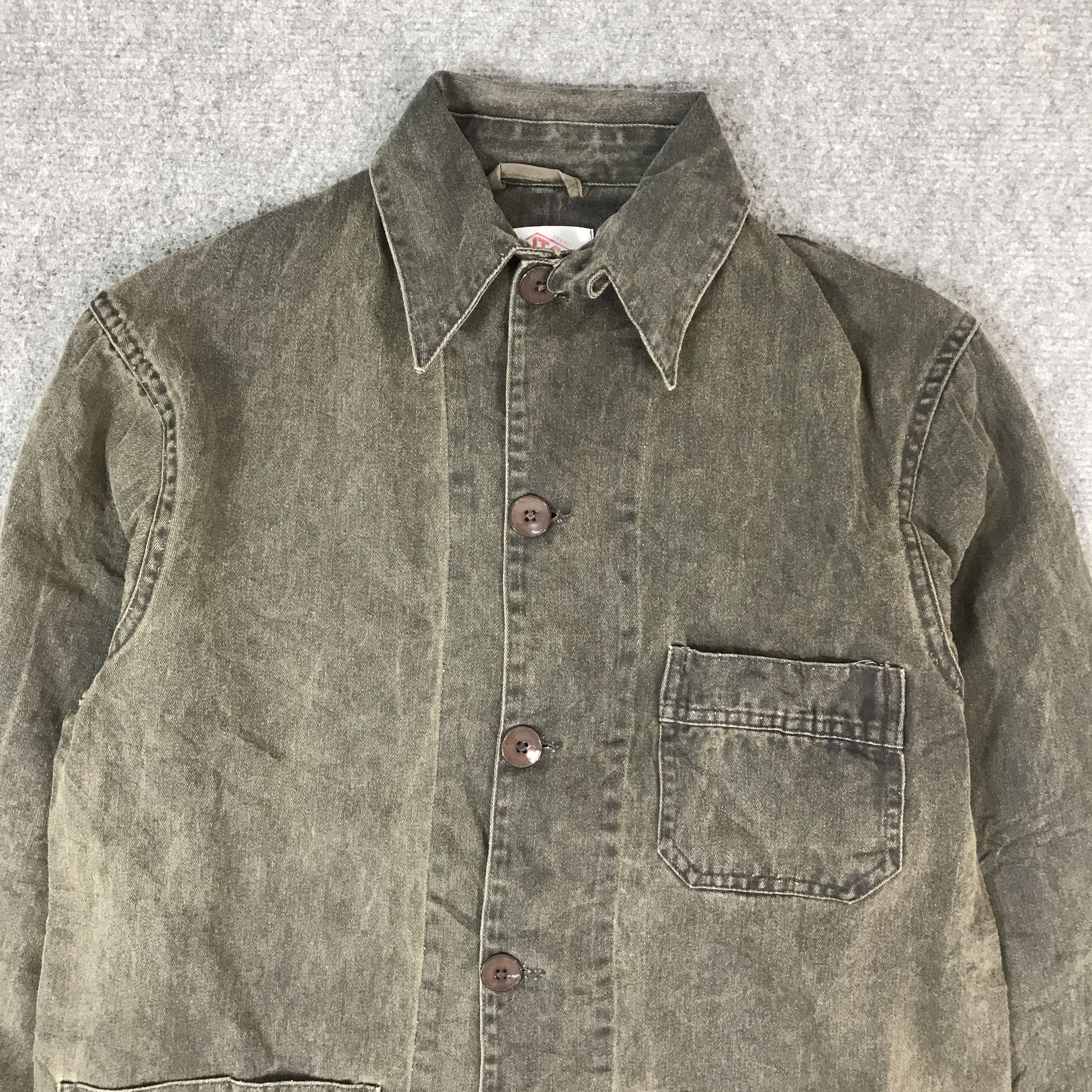 Danton DANTON BUTTON BLACK FADED JACKET Size US L / EU 52-54 / 3 - 2 Thumbnail