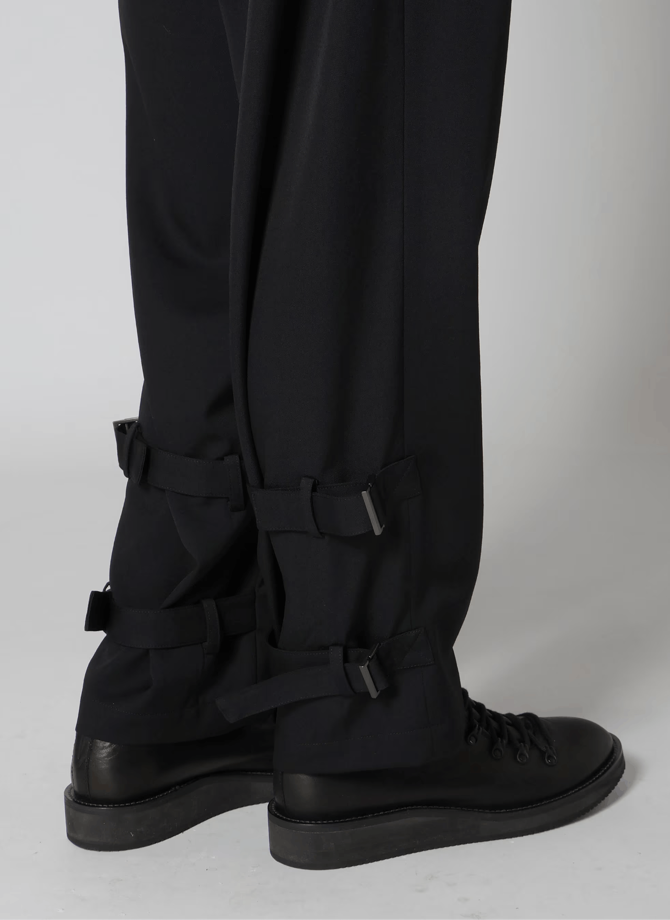 Yohji Yamamoto Yohji Yamamoto Pour Homme - W/Gabardine Hem Belt Pants Size US 30 / EU 46 - 14 Thumbnail