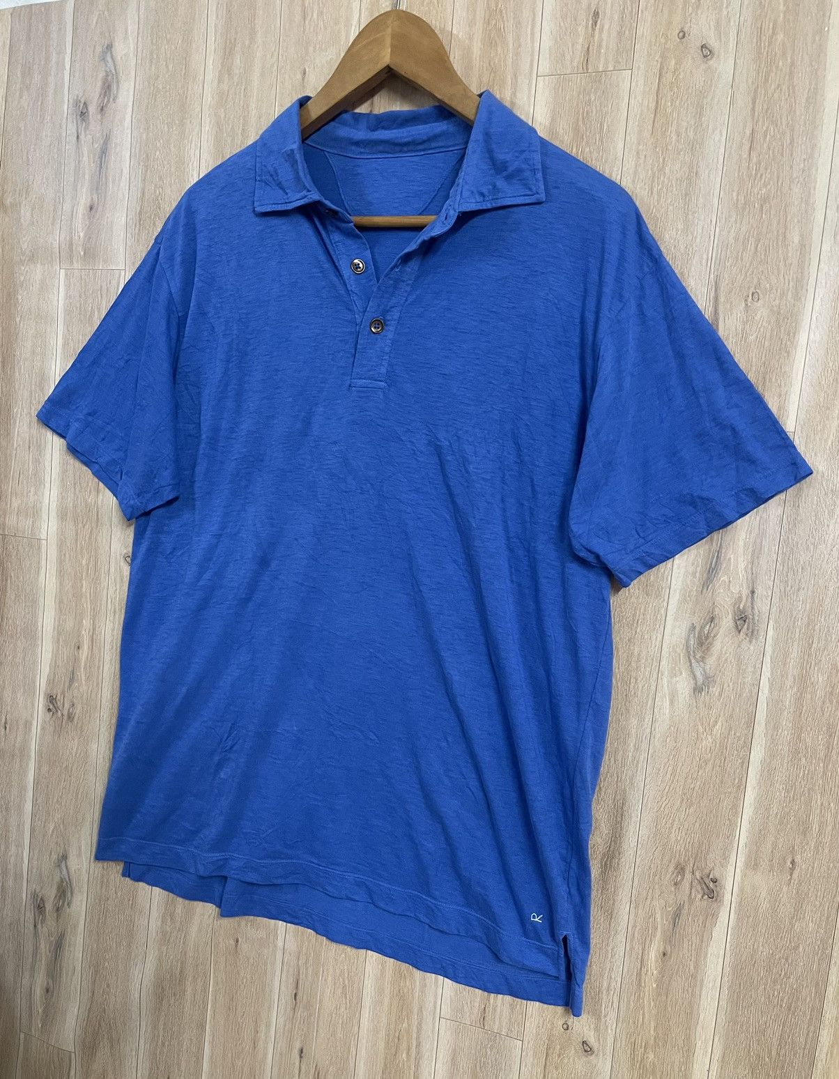 45rpm × Blue Blue Japan × Okura 45RPM Light Polo Shirt SS2022 Summer Edition Indigo L Size US L / EU 52-54 / 3 - 4 Thumbnail