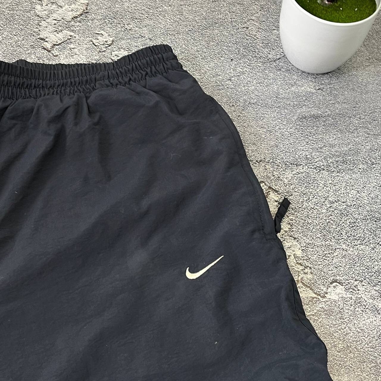 Nike Vintage 90's/Y2K Navy Track Pants Nylon Drill,Size L Size US 33 - 6 Thumbnail