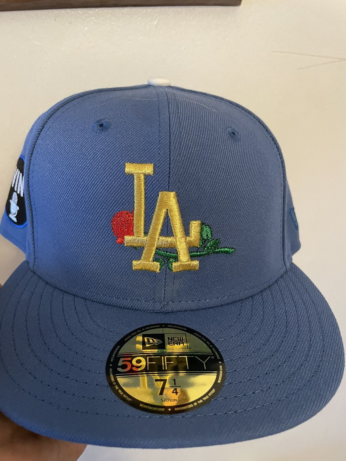 New Era Myfitteds Los Angeles dodgers vin scully patch size 7 1/4 Size ONE SIZE - 2 Thumbnail
