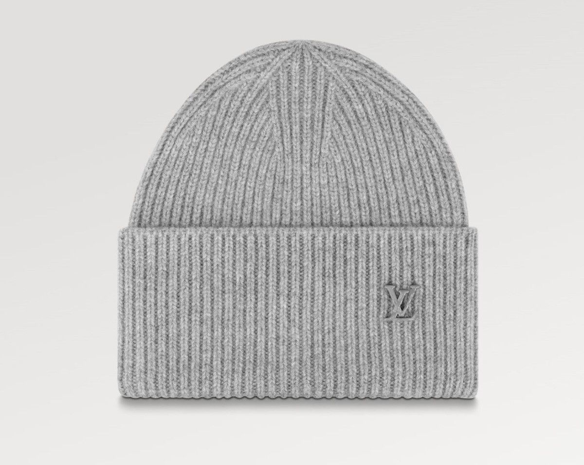 Louis Vuitton gray cashmere beanie MP3248