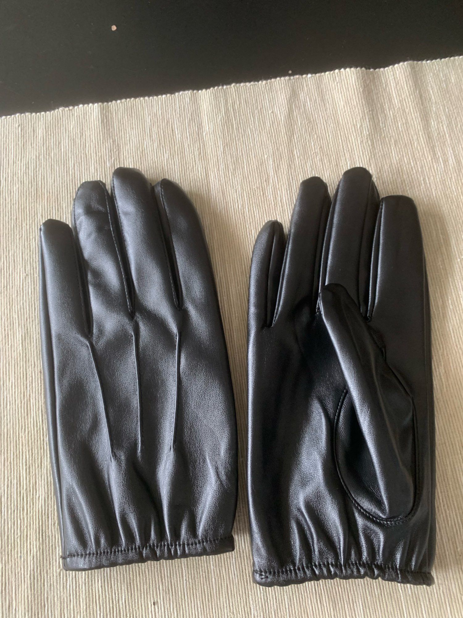 Other Breathable Warm Driving PU Leather Gloves Size ONE SIZE - 5 Thumbnail