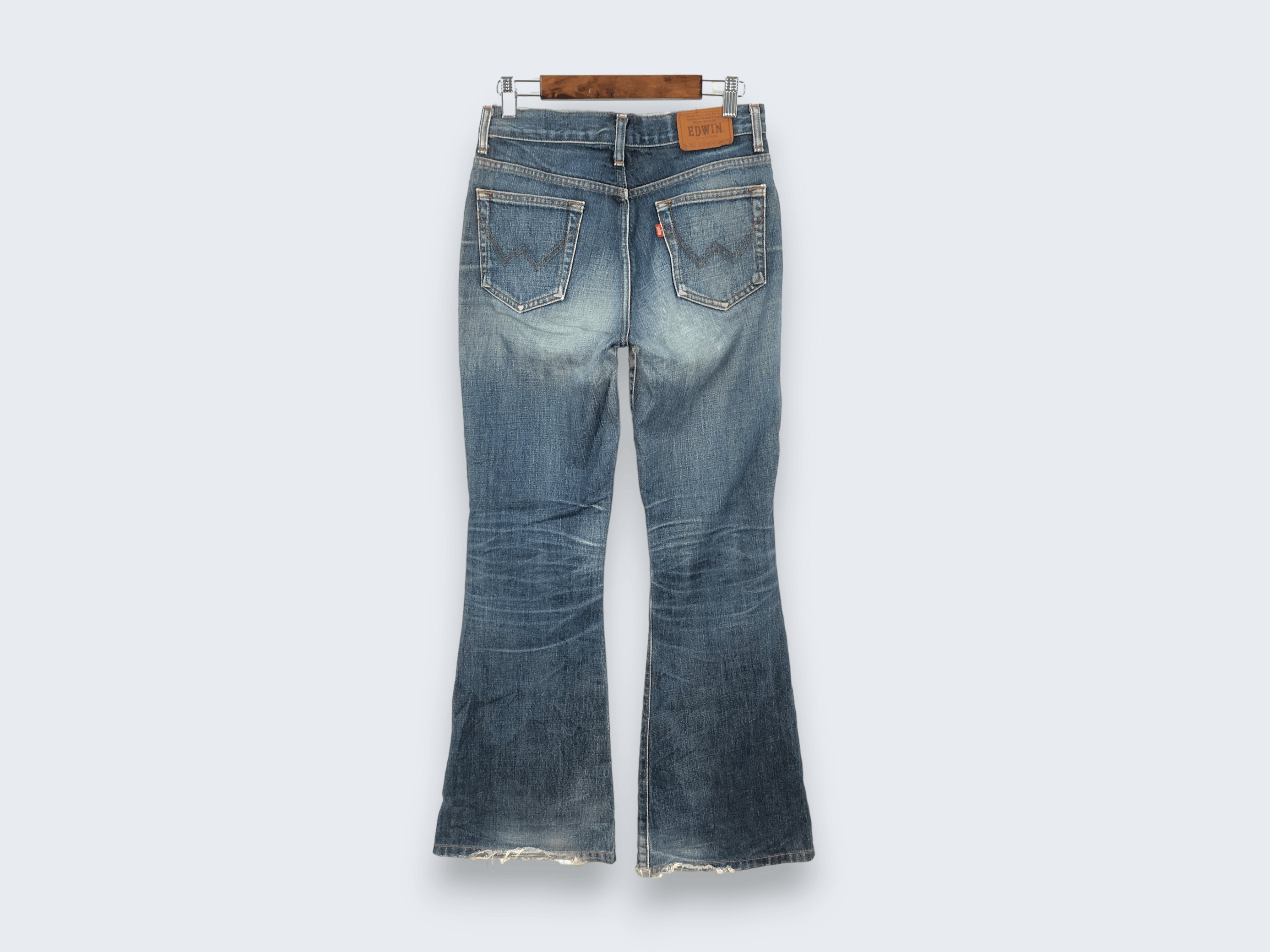 Edwin × Vintage 29 x 30 Vintage Edwin Flare Jeans L1357 Size US 29 - 5 Thumbnail
