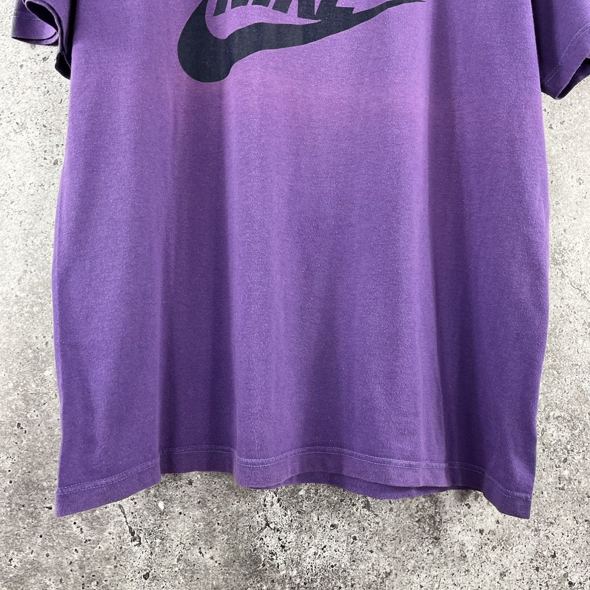 Nike × Vintage Vtg Nike 1990s Tee Spell Out Big Logo Y2K Purple Size M Size US M / EU 48-50 / 2 - 5 Thumbnail