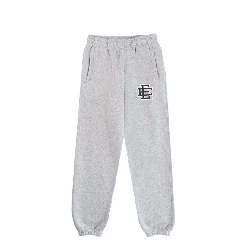 Eric Emanuel Eric Emanuel grey w black EE cuffed sweatpants large Size US 32 / EU 48 - 1 Thumbnail