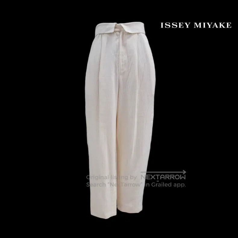 Issey Miyake Issey Miyake size:7 Calligraphy Brush Logo Tapered Plaid O Size 22" - 7 Thumbnail