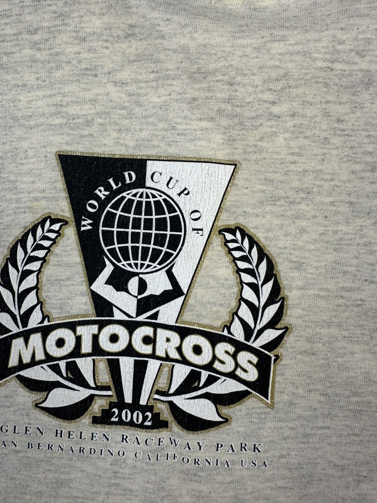 Other Motocross 2002 World Cup Overprint Logo Distressed Tee Size US XL / EU 56 / 4 - 10 Thumbnail