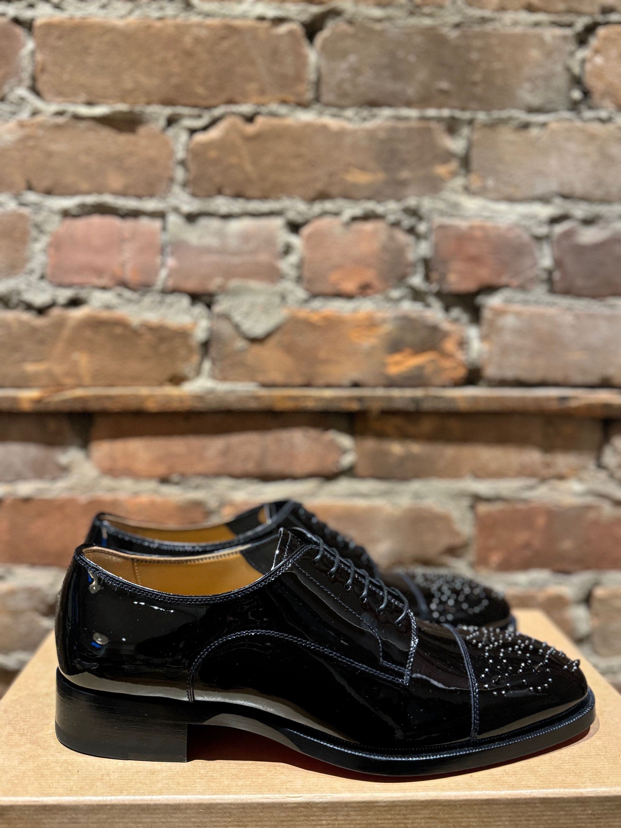 Christian Louboutin Christian Louboutin Maltese Flat – Patent Leather / Spike Size US 8 / EU 41 - 2 Thumbnail