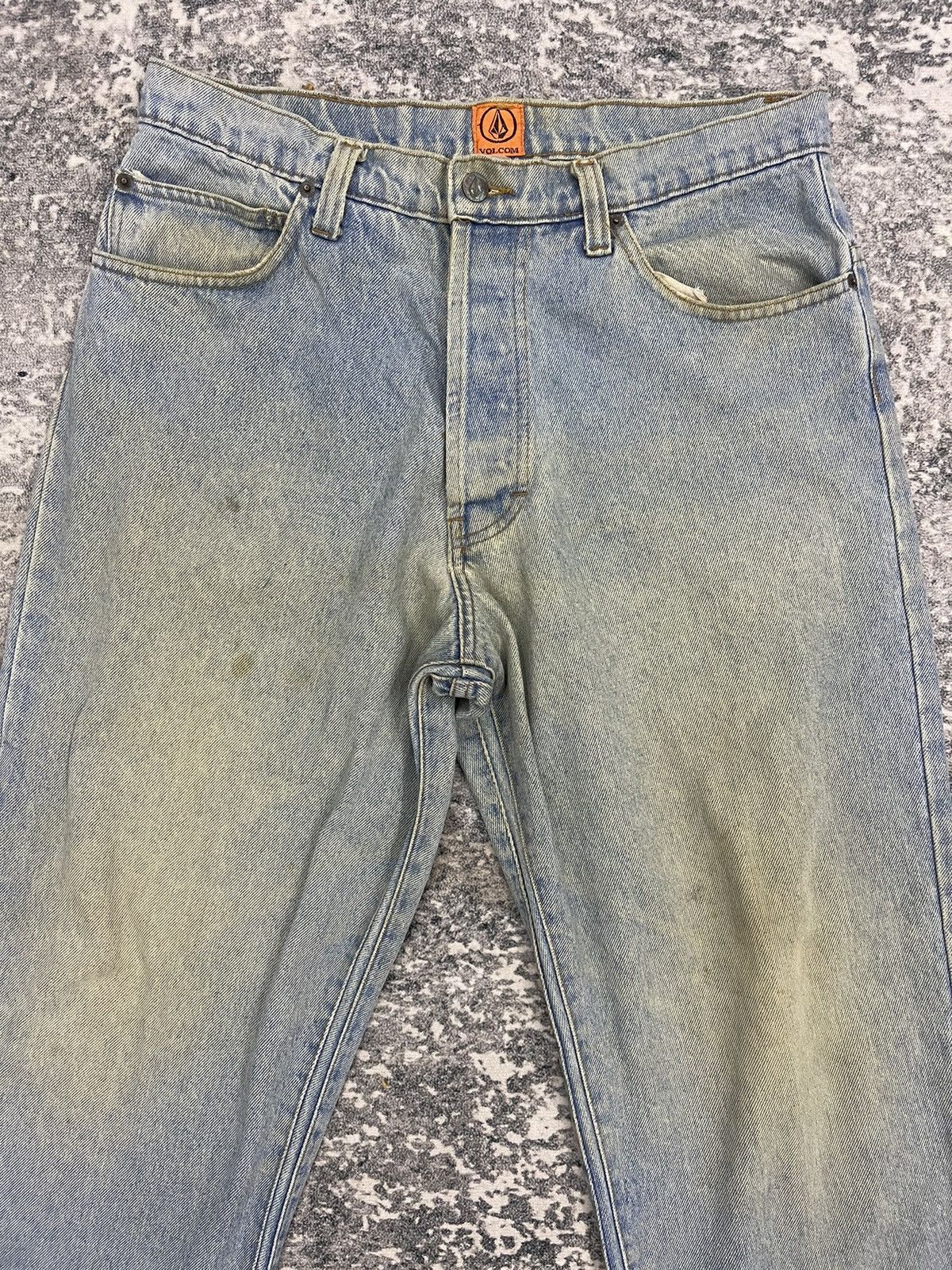 Vintage Volcom Baggy Fly Button Denim