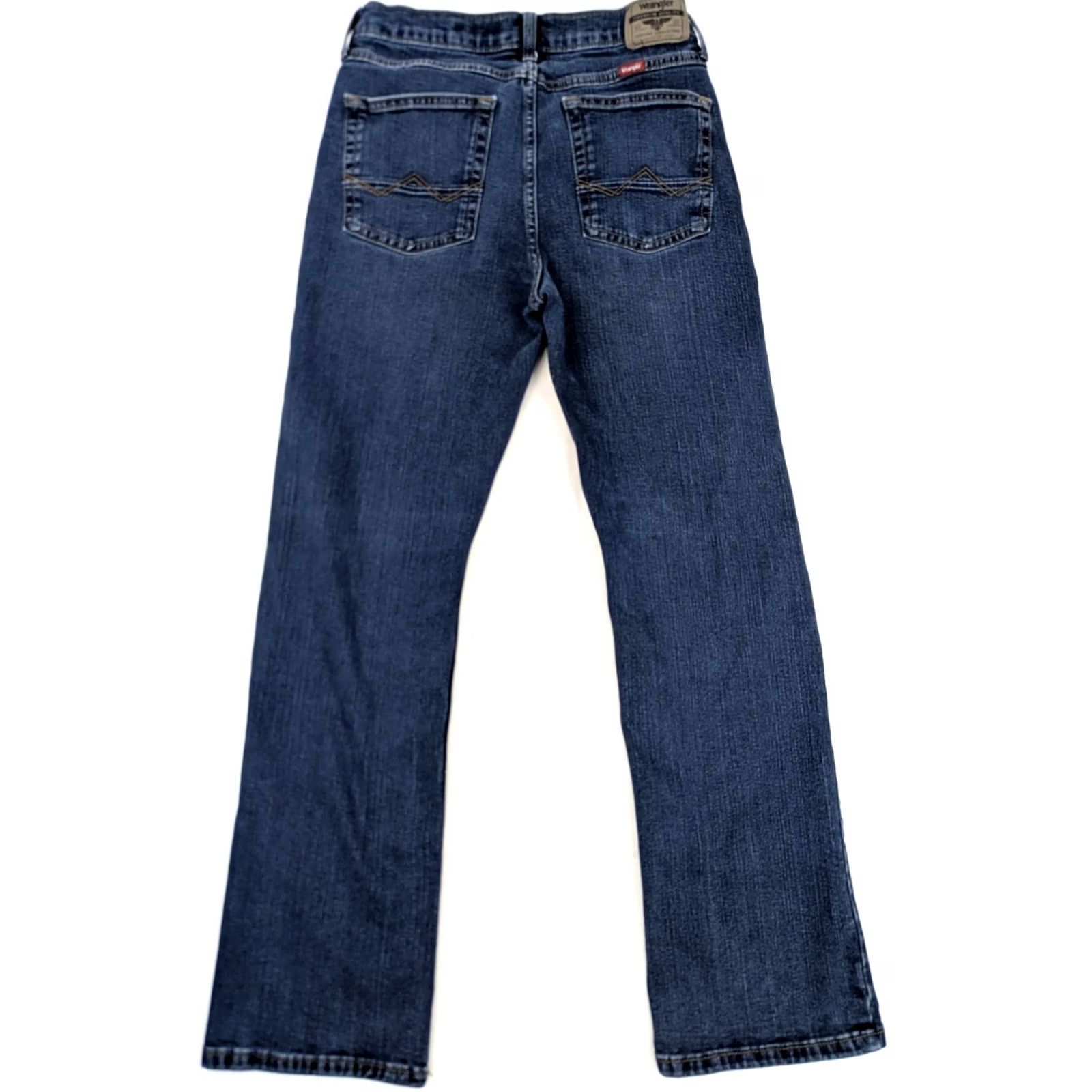Wrangler Wrangler Jeans Men 29x30 Relaxed Bootcut Blue Denim Stretch Cotton 5-Pocket Size US 29 - 7 Thumbnail