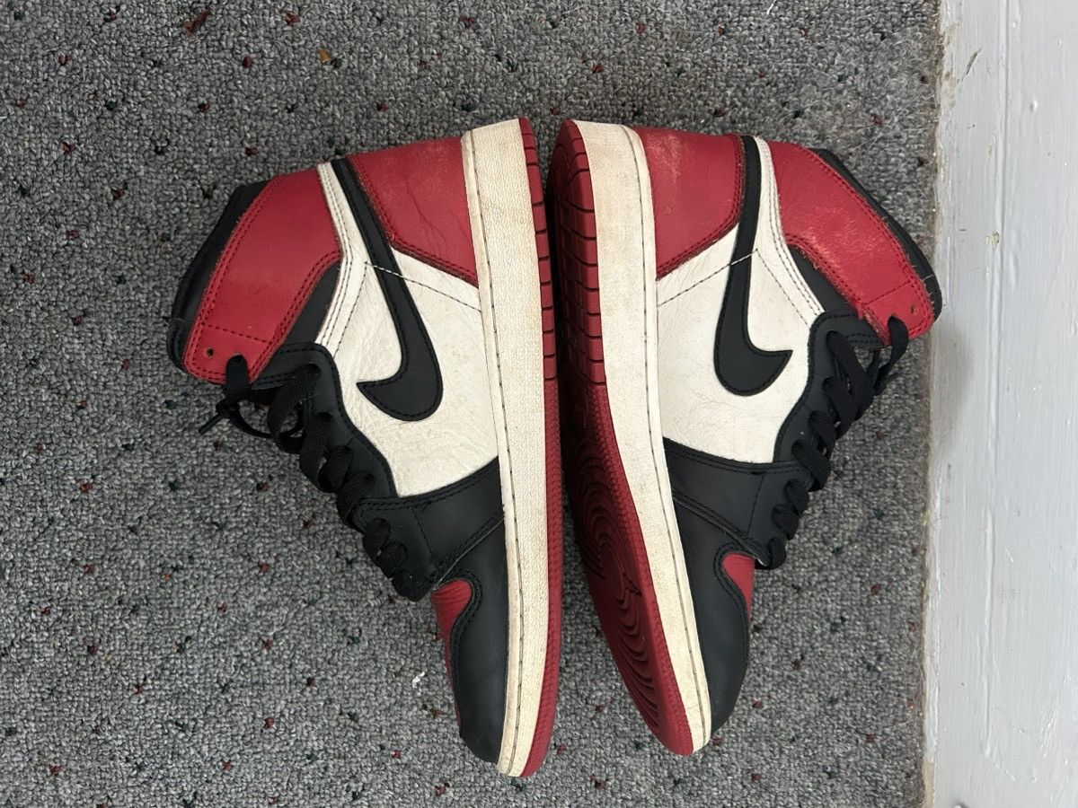 Jordan Brand × Nike Air Jordan 1 Retro High OG 'Bred Toe' 7Y Size US 7 / EU 40 - 6 Thumbnail