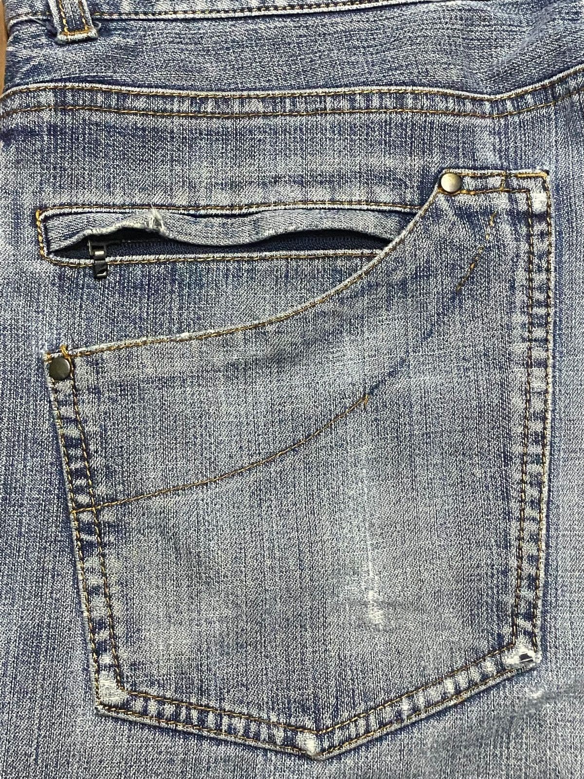 Japanese Brand Vtg Japanese Brand Intermezzo Thunder Distressed Baggy Jeans Size US 32 / EU 48 - 9 Thumbnail