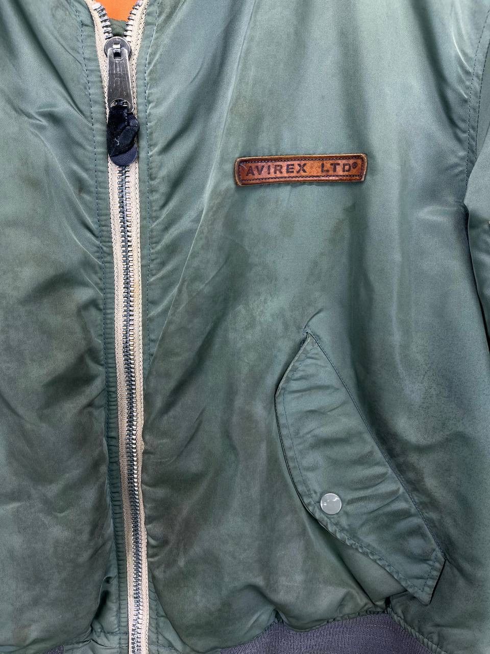 Avirex Vintage Avirex Trashed Rare Bomber Jacket Size US M / EU 48-50 / 2 - 10 Thumbnail