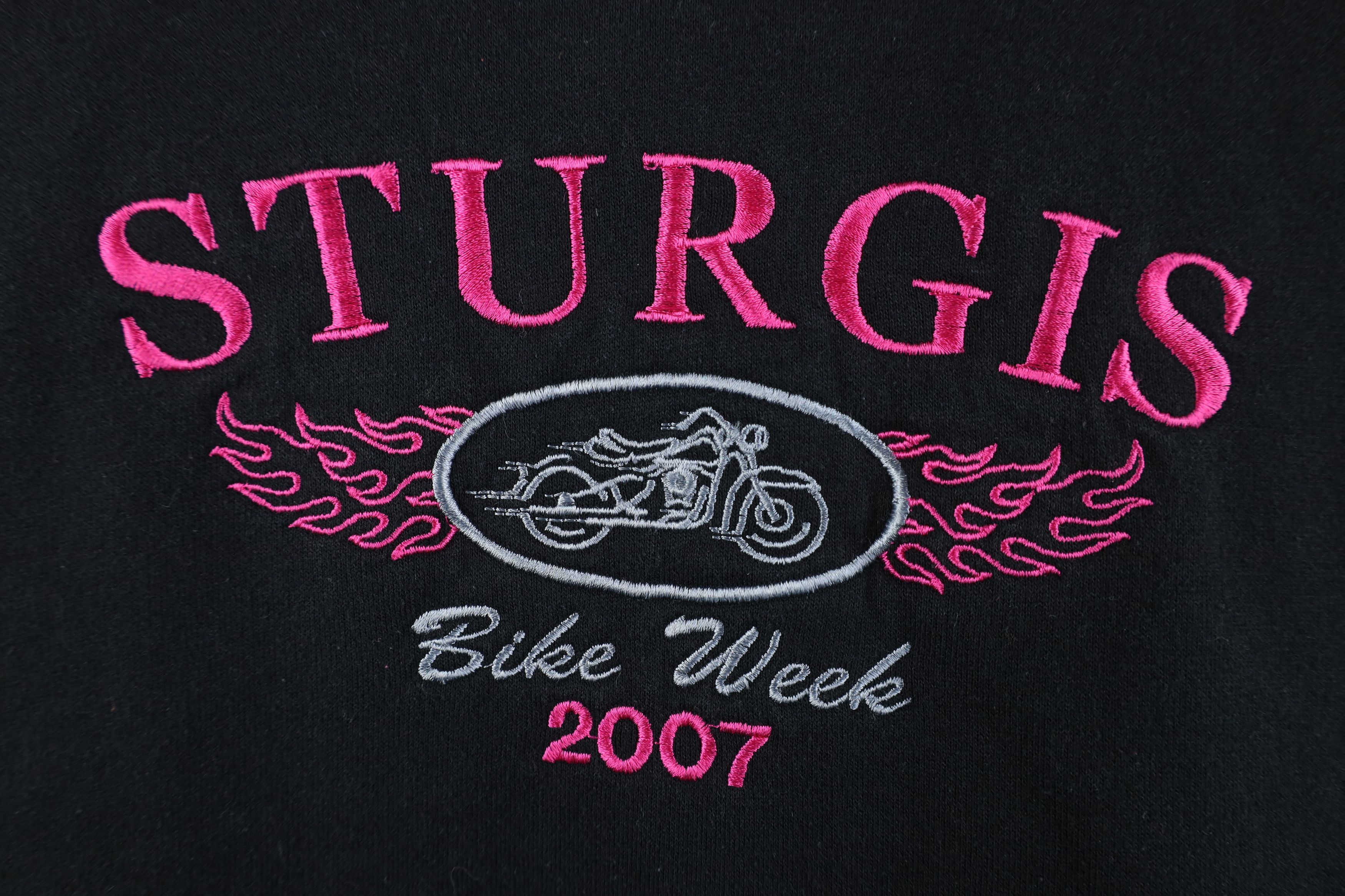 Vintage Vintage Y2K 2007 Week Tribal Motorcycle Hoodie Sweatshirt Size L / US 10 / IT 46 - 4 Thumbnail