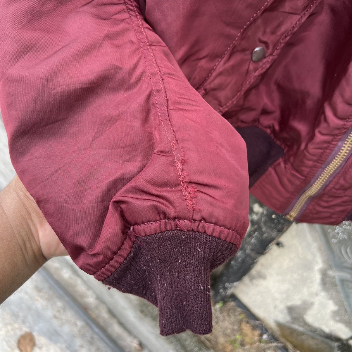 Alpha Industries “VINTAGE” INTERMEDIATE MA-1 ALPHA INDUSTRIES BOMBER JACKET Size US L / EU 52-54 / 3 - 8 Thumbnail
