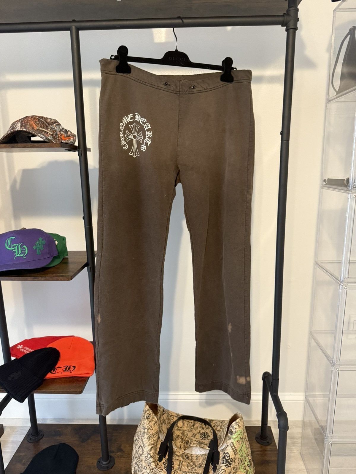 Chrome Hearts Chrome Hearts vintage sweatpants Size US 34 / EU 50 - 1 Thumbnail