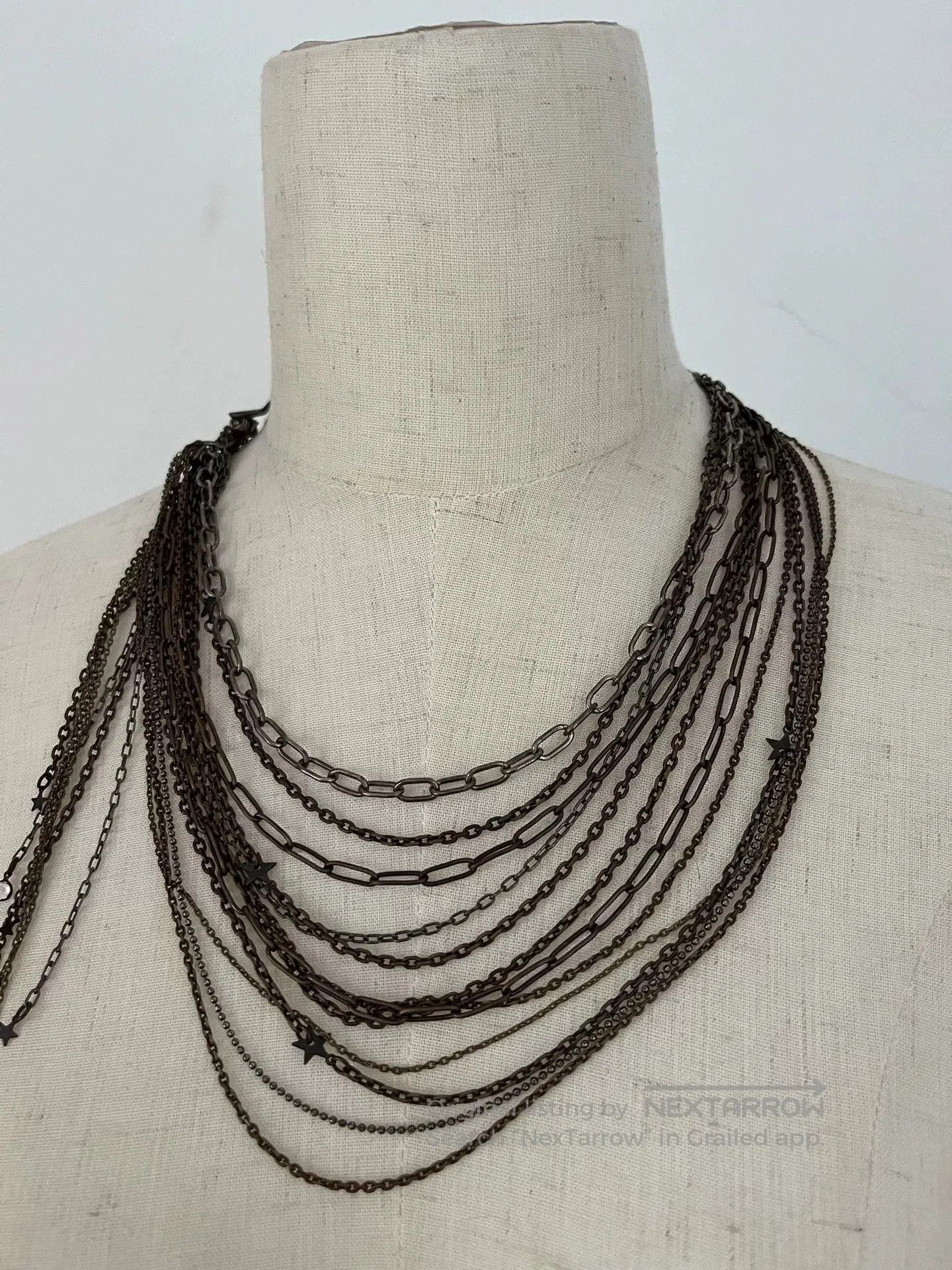 Gunda Gunda Chain Tassel Star Necklace. Size ONE SIZE - 4 Thumbnail