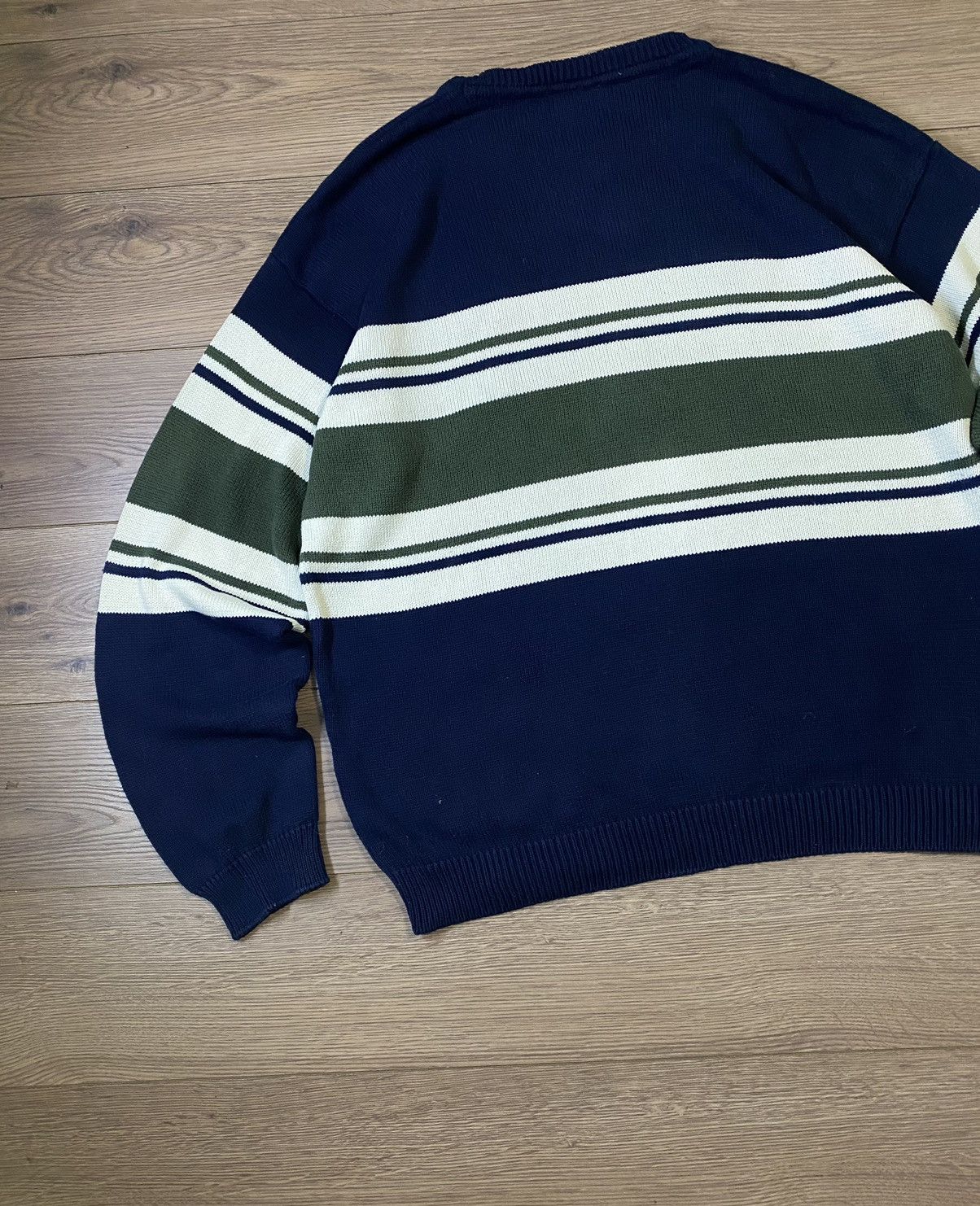 Lacoste × Vintage Vintage Lacoste Striped Knit Sweater Size 8 Size US XXL / EU 58 / 5 - 11 Thumbnail