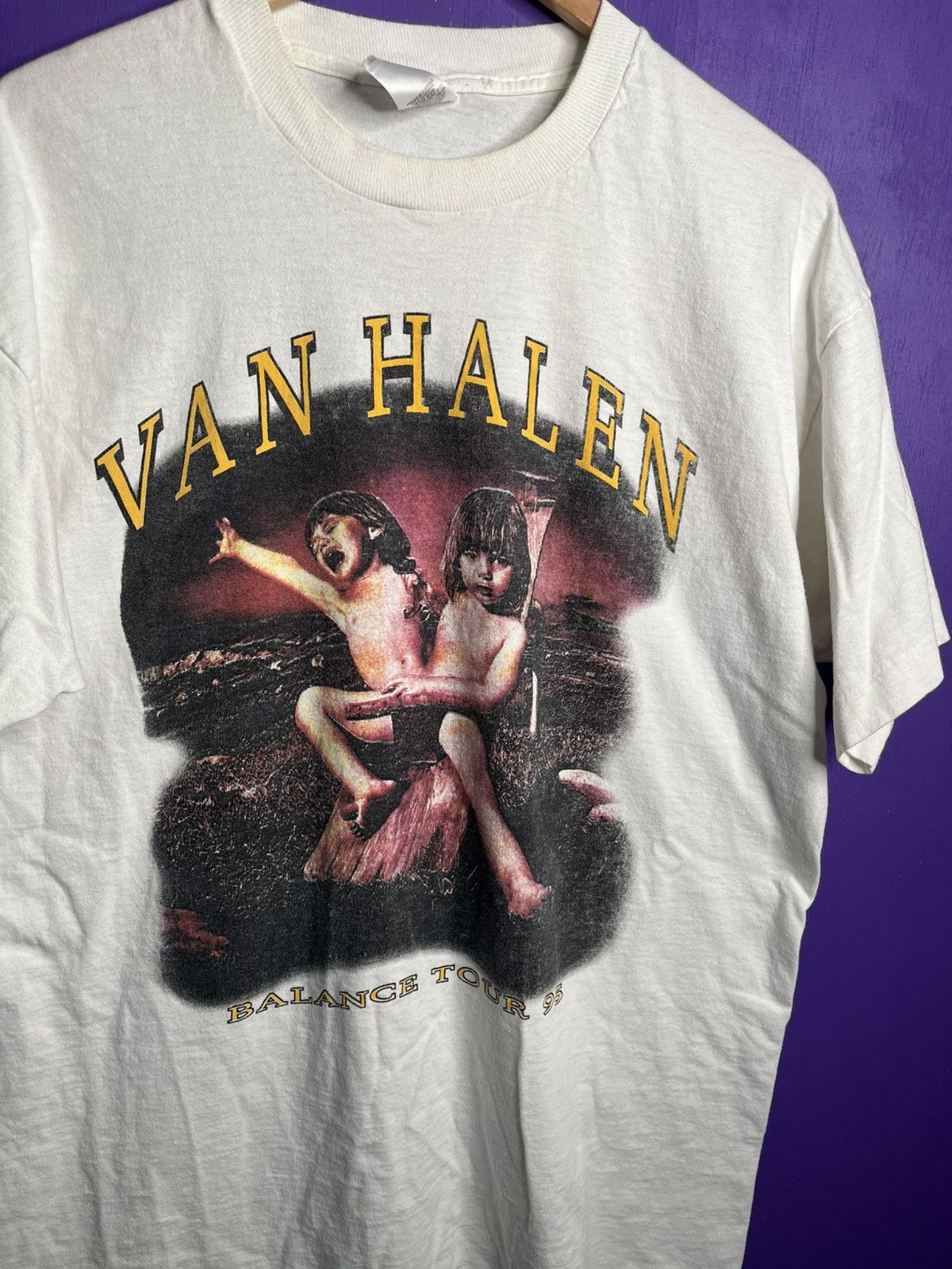Vintage 1995 Van Halen balance Honolulu tour t-shirt