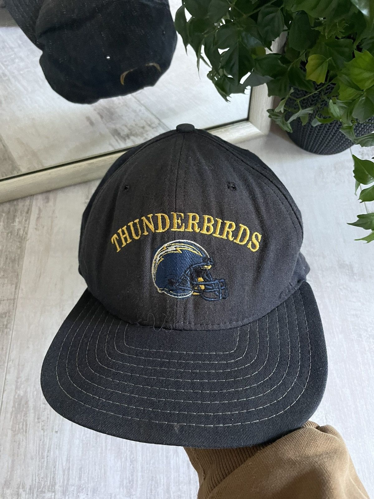 NHL × Vintage Vintage Thunderbirds 90’s Hockey Cap Hats Fade Sun RARE Size ONE SIZE - 2 Thumbnail