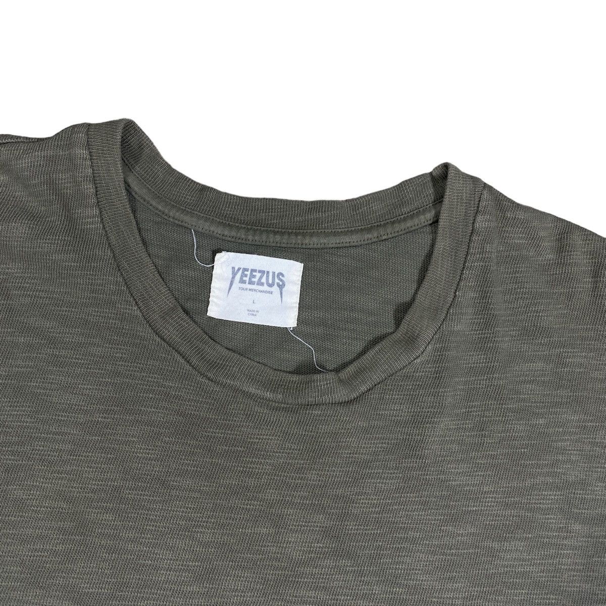 Kanye West Olive Kanye West Yeezus Tour Cutt Off sleeve Size US L / EU 52-54 / 3 - 5 Thumbnail
