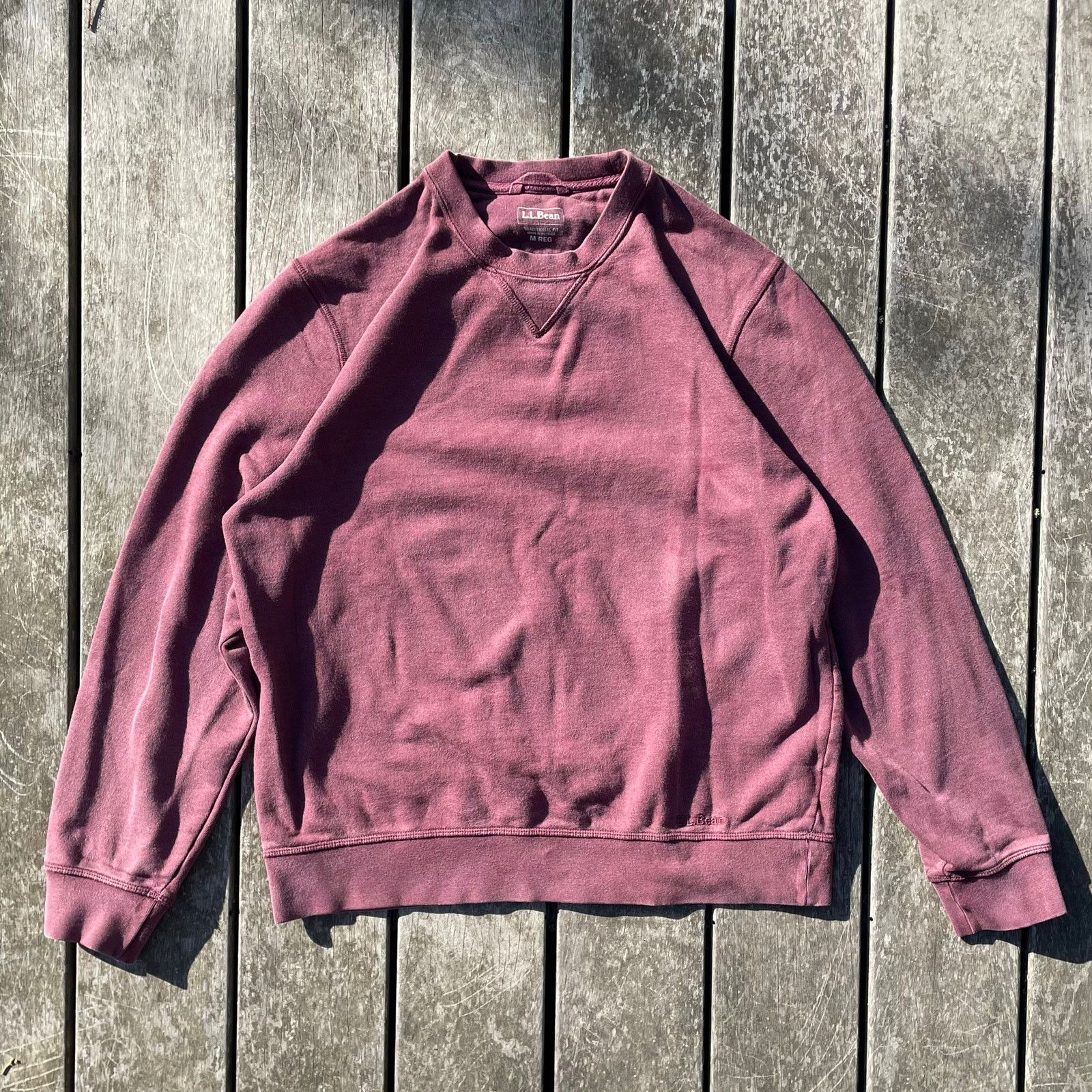 L.L. Bean Y2K L.L.Bean Crewneck Sweatshirt Burgundy Size M Size US M / EU 48-50 / 2 - 1 Thumbnail