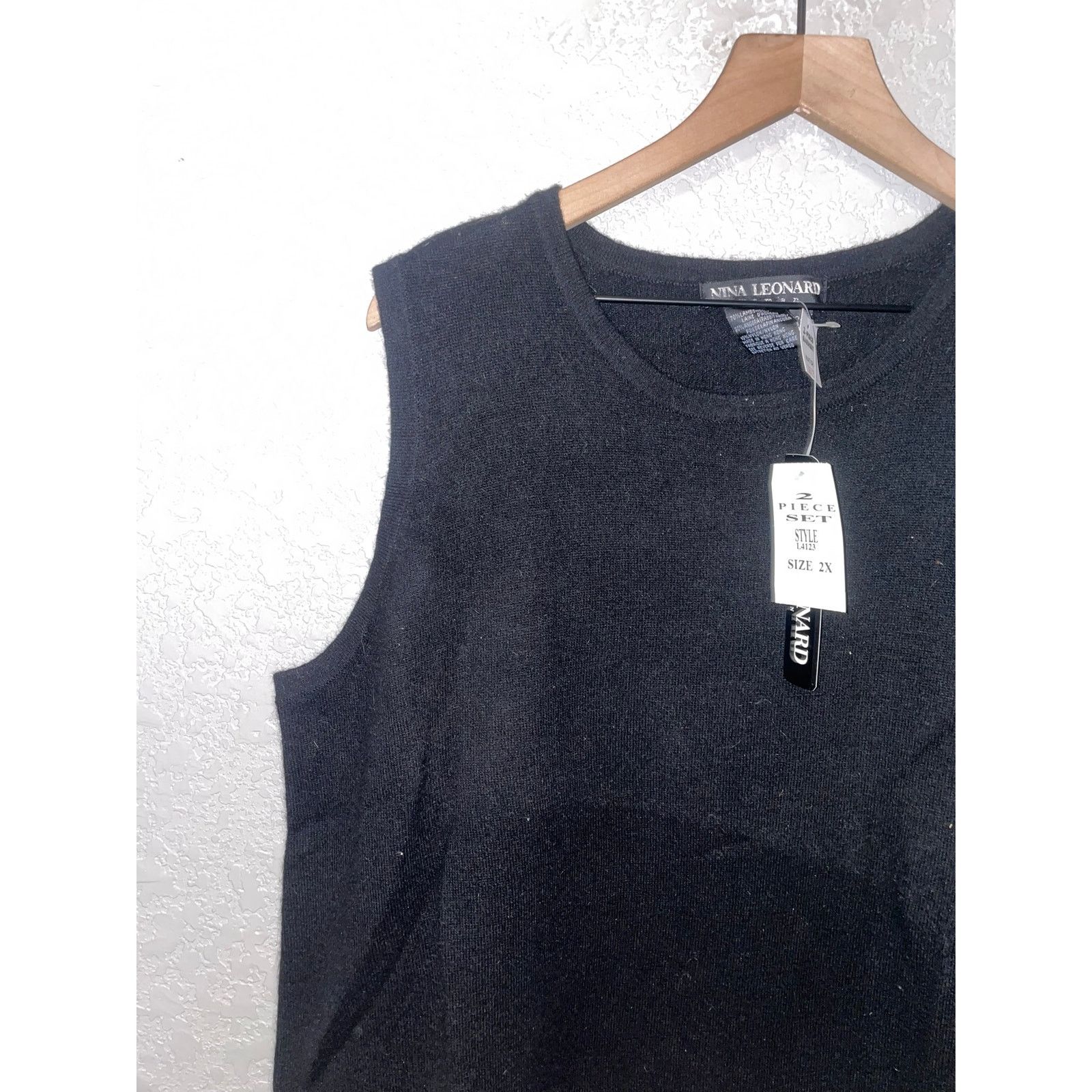 Vintage Womens Nina Leonard Dress Women Top Active Top Women 2 NWT Size XS / US 0-2 / IT 36-38 - 2 Thumbnail