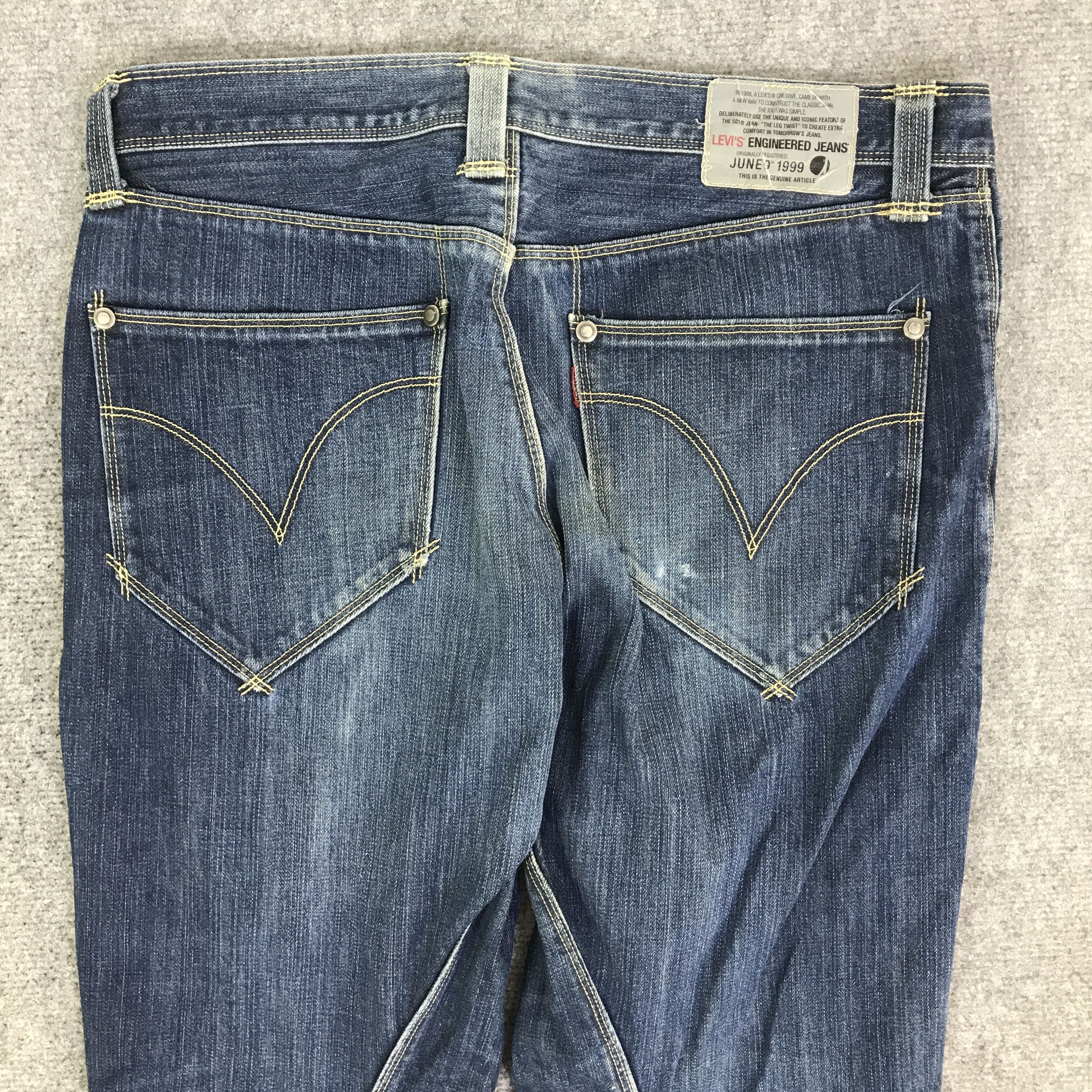 Levi's Vintage Clothing DENIM LEVIS DISTRESSED PANTS JEANS k118b9 Size US 33 - 6 Thumbnail