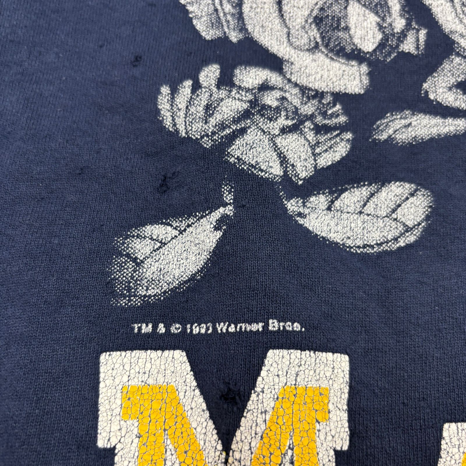 Vintage × Warner Bros Vintage 90s George Mason Looney Tunes Sweatshirt Men's 3XL Size US XXL / EU 58 / 5 - 3 Thumbnail