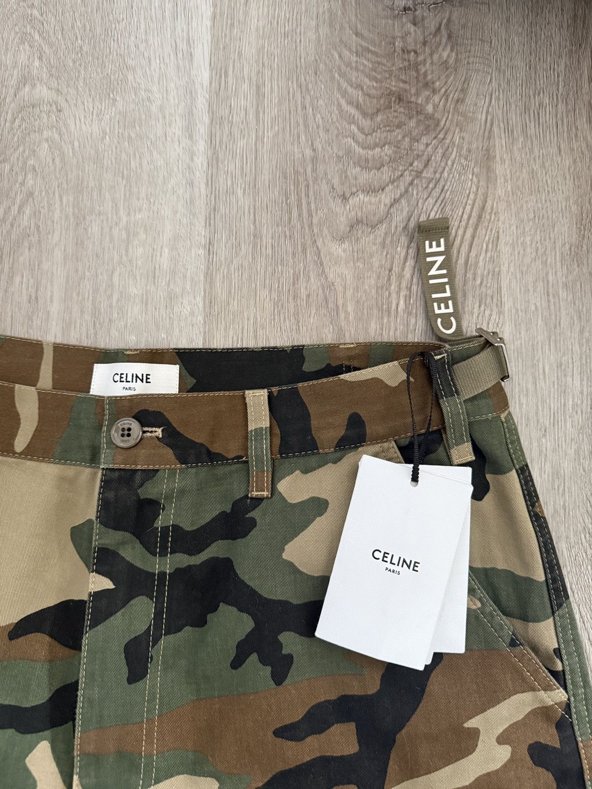 Celine Celine Camouflage Cargo Pants Size US 34 / EU 50 - 2 Thumbnail