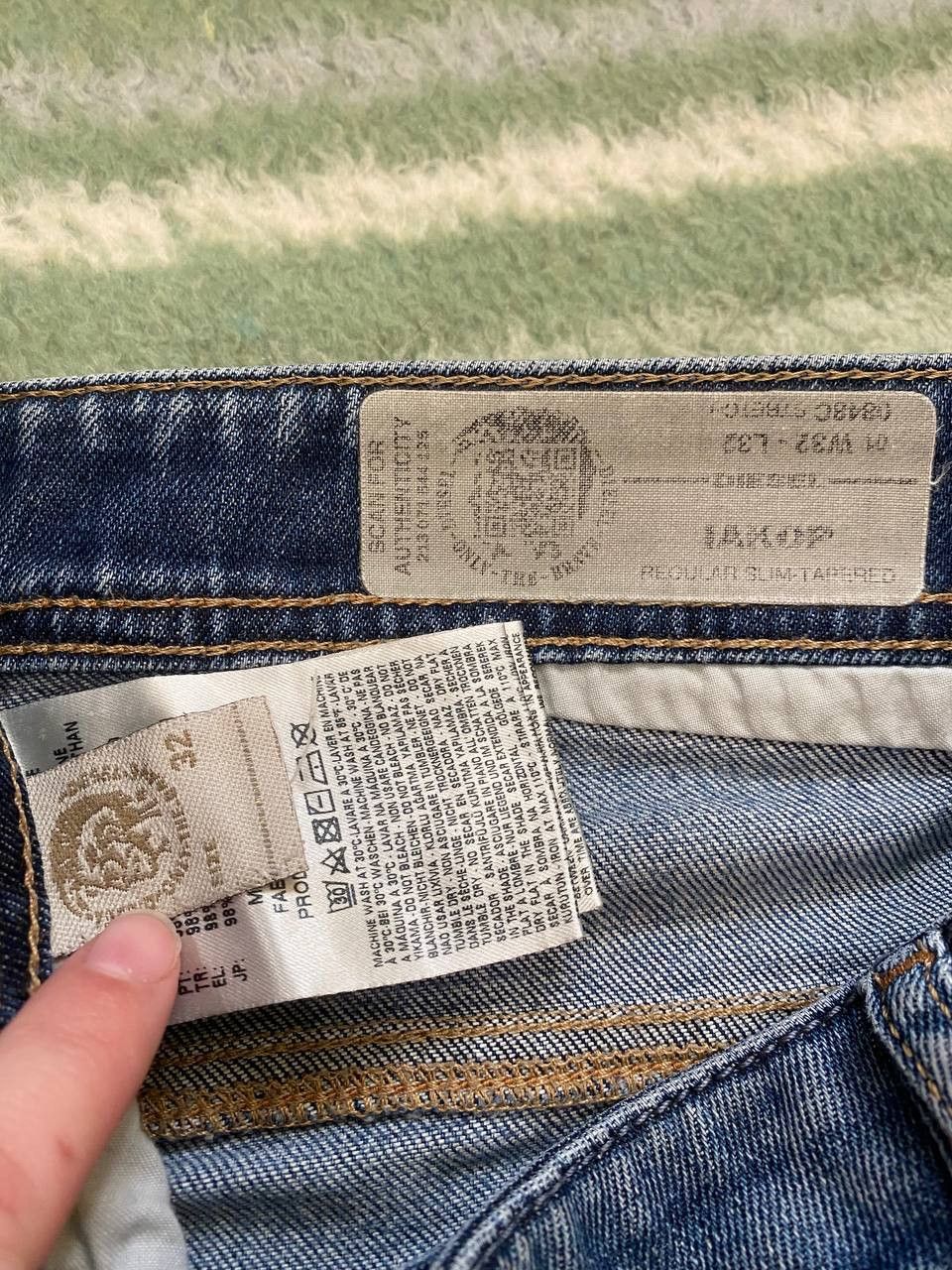 Diesel Diesel IAKOP Jeans Regular Slim Fit Button Stretch Size US 32 / EU 48 - 2 Thumbnail