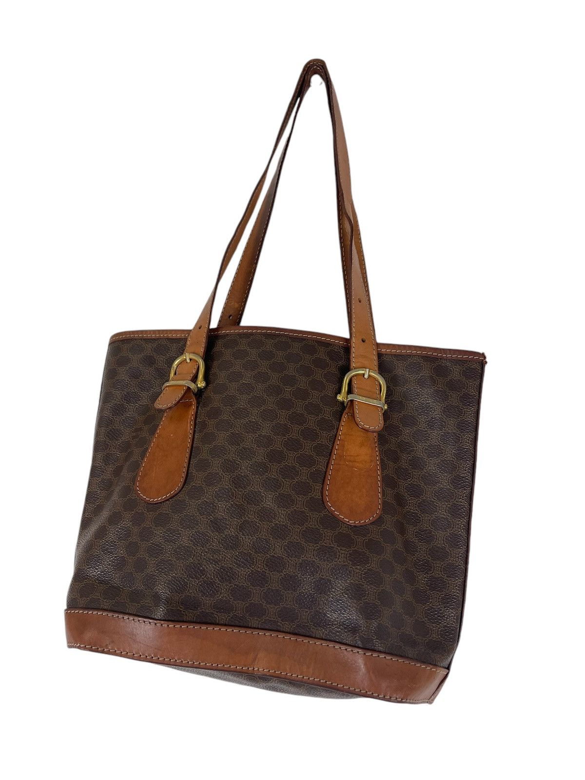 CELINE MACADAM BUCKET BAG