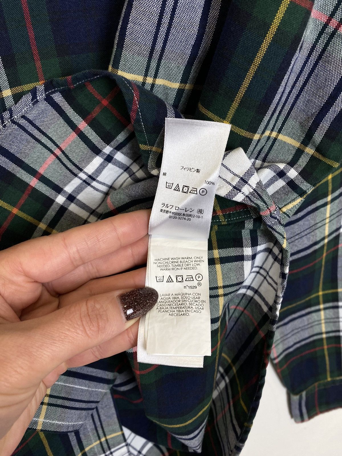 Polo Ralph Lauren Vintage Ralph Lauren Plaid Slim Fit Shirt Men’s Size XXL Size US XXL / EU 58 / 5 - 7 Thumbnail
