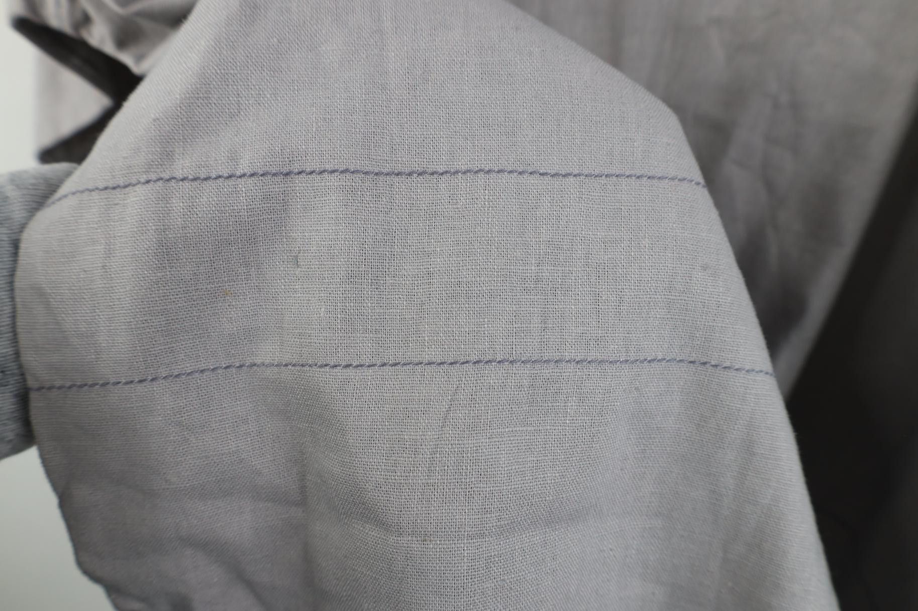 Vintage Deadstock Vintage 90s Streetwear Baggy Fit Button Shirt Gray Size US XL / EU 56 / 4 - 13 Thumbnail