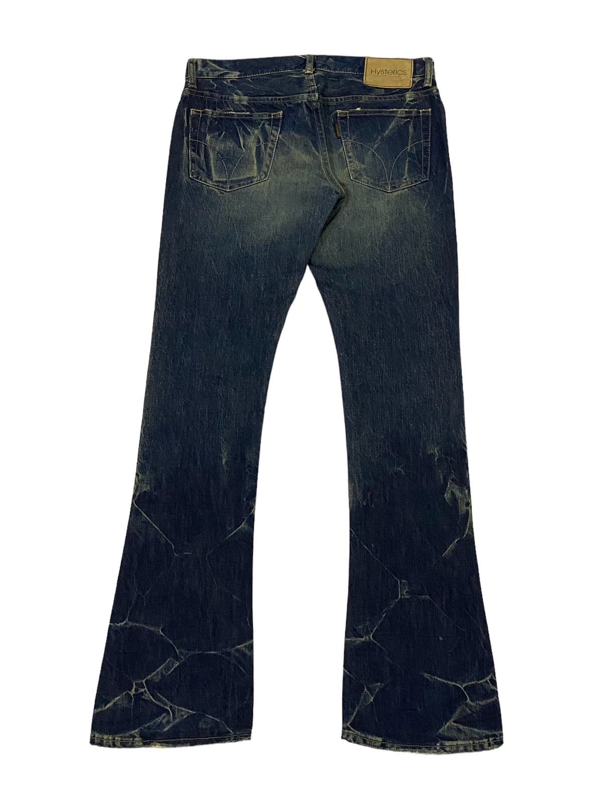 Hysteric Glamour Hysteric Glamour Flared Distressed Denim Pants Size 31" - 3 Thumbnail