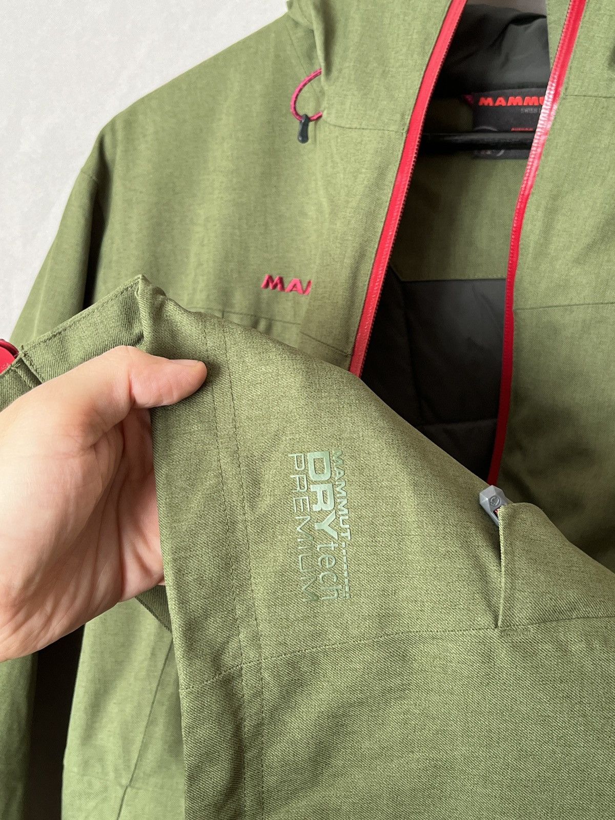 Mammut Mammut Niva HS Green DRYTech Hard Shell Premium Parka Jacket Size M / US 6-8 / IT 42-44 - 17 Thumbnail