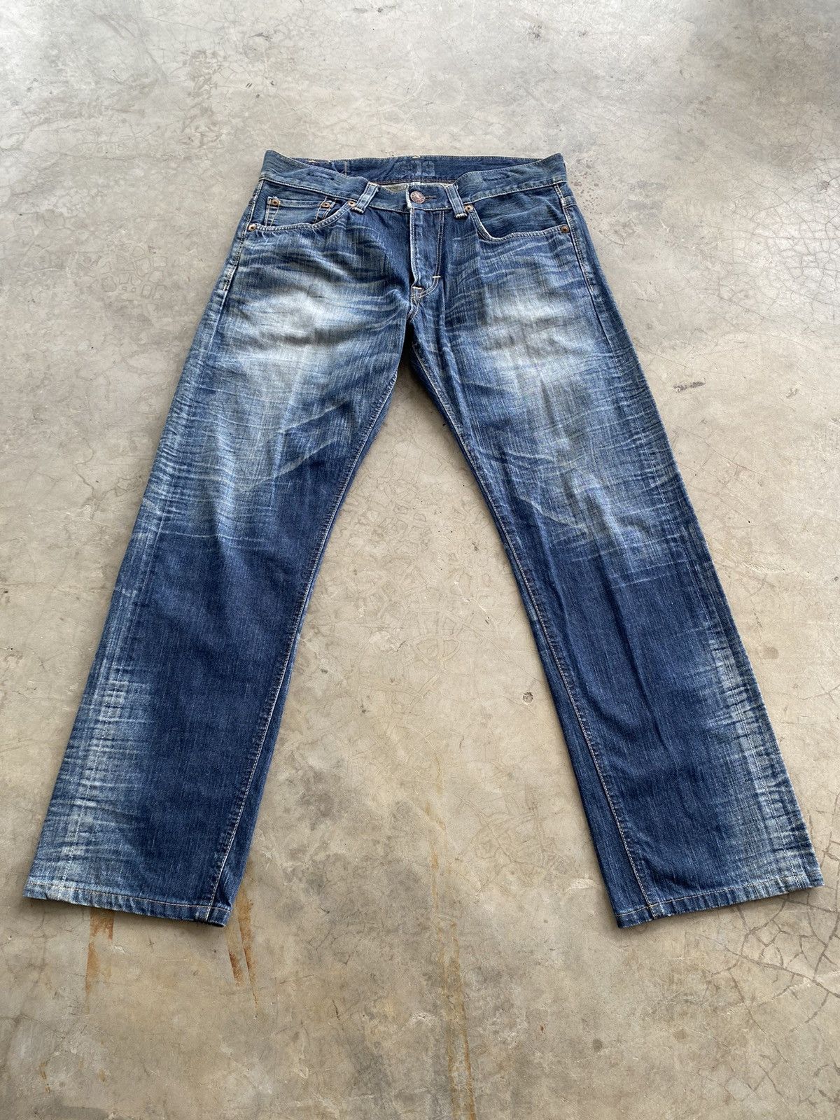 Edwin × Japanese Brand Baggy Jeans Vintage Edwin 503 Distressed Size US 34 / EU 50 - 7 Thumbnail