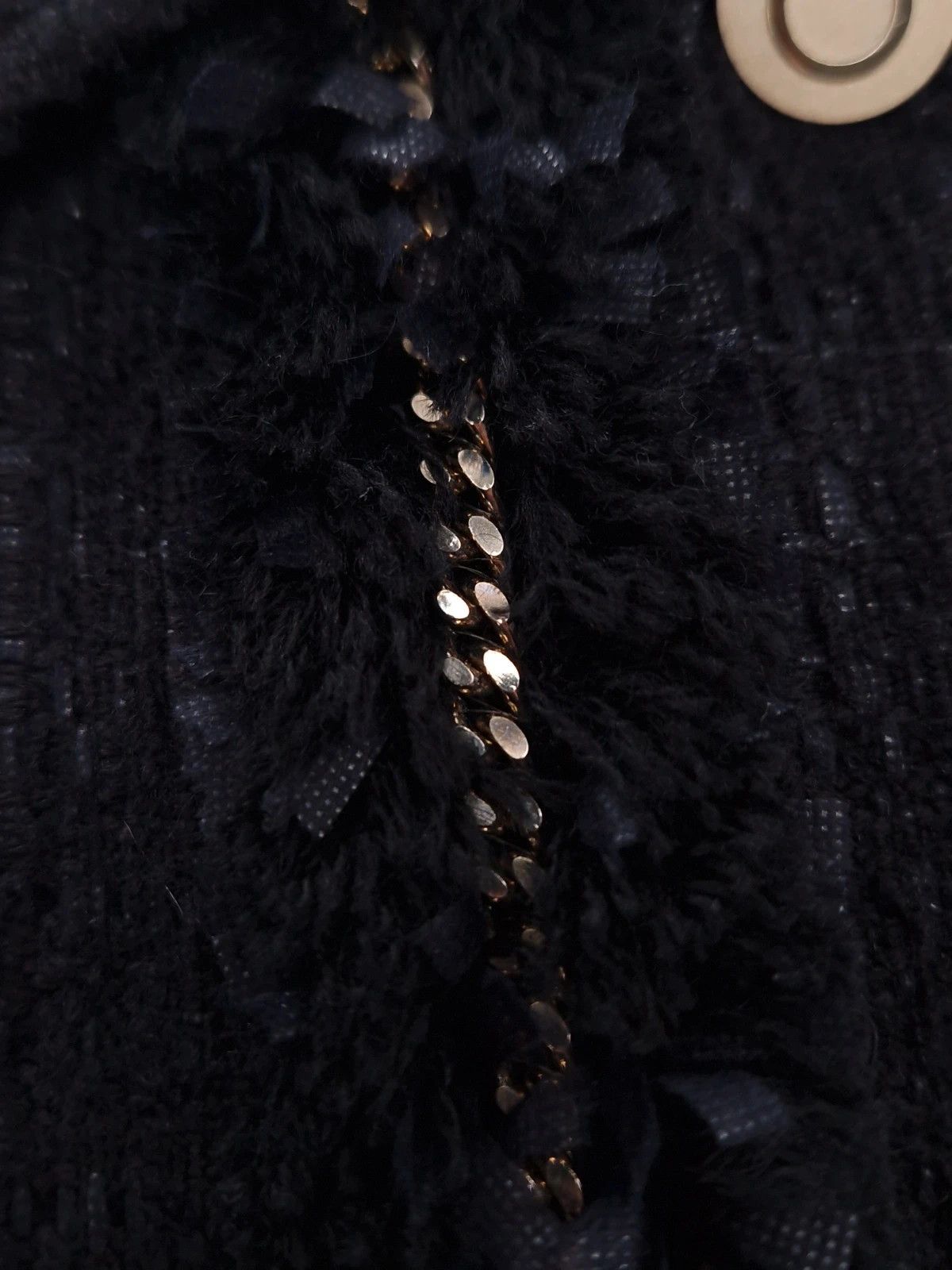 Salvatore Ferragamo Salvatore Ferragamo Black Bouclé Tweed Jacket Size XS / US 0-2 / IT 36-38 - 8 Thumbnail